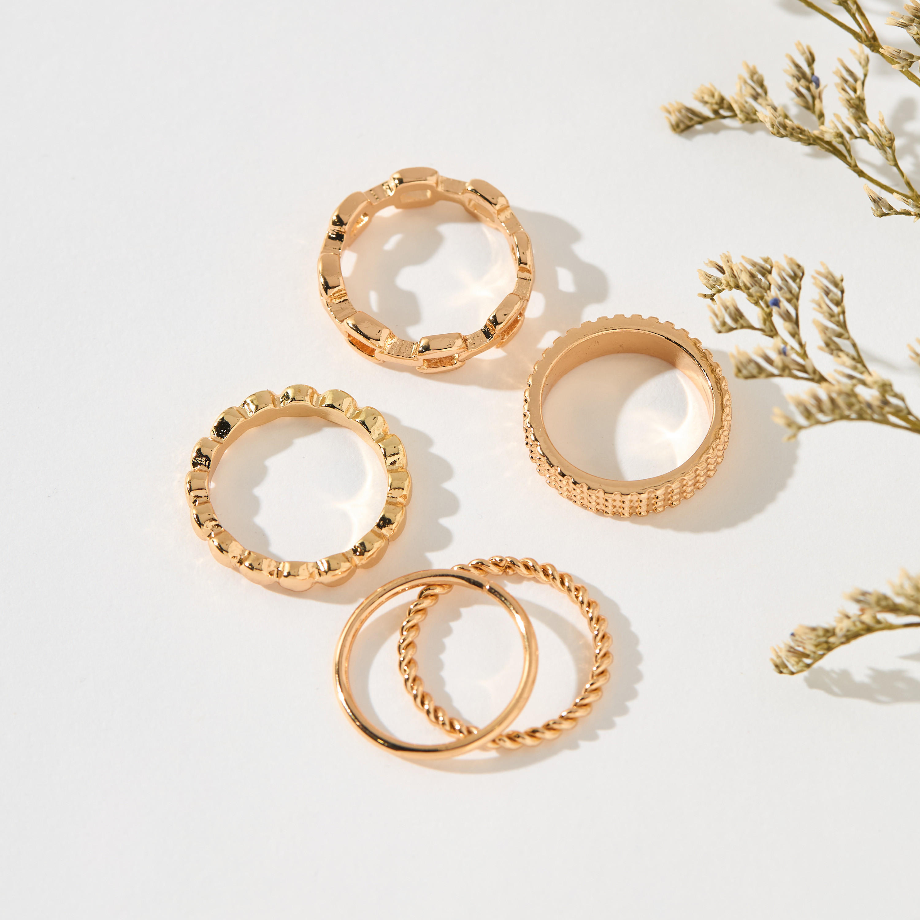 Assorted 5-Piece Ring Set - S-M-women-watchesandjewellery-jewellery-rings-image-1