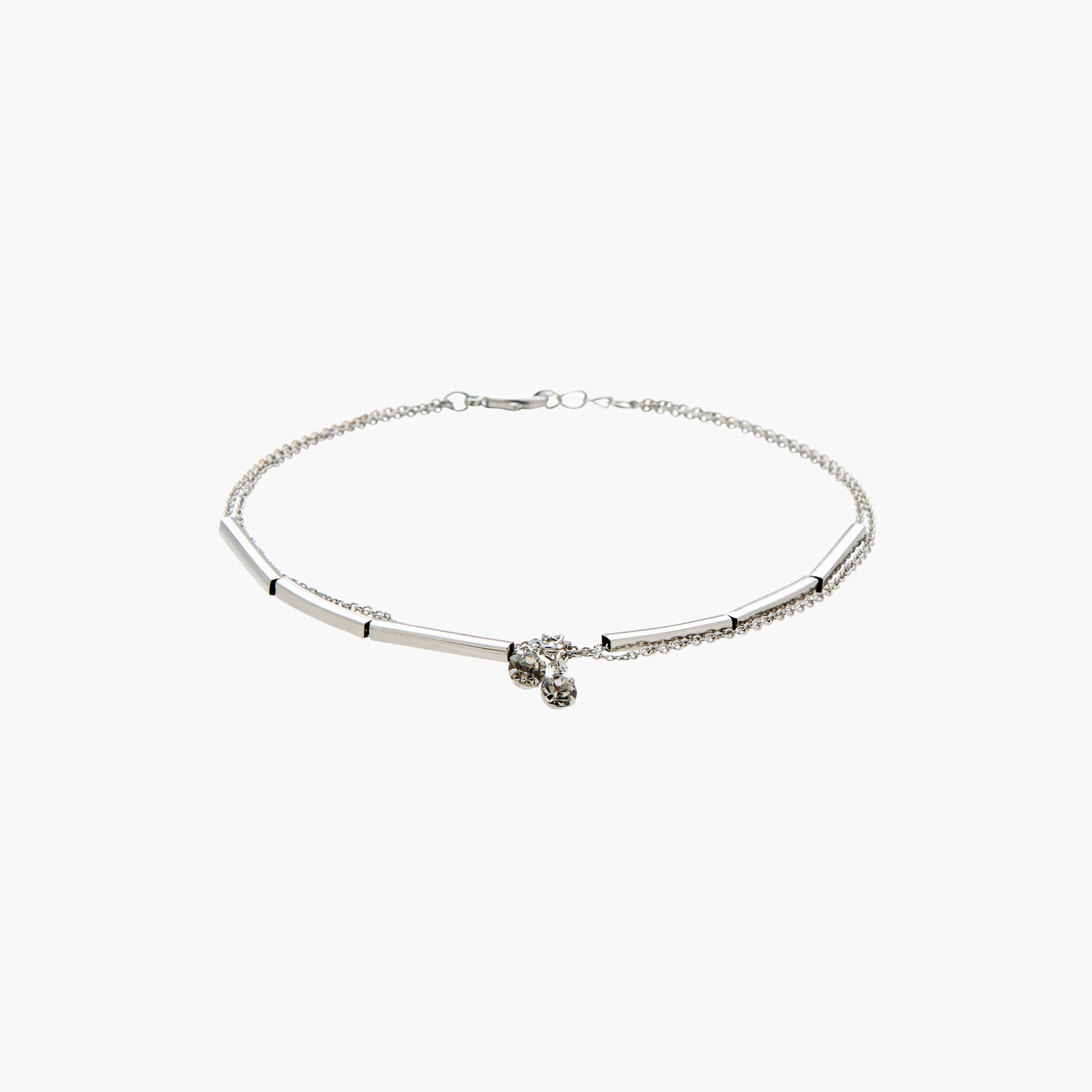Bead Detail Anklet with Lobster Clasp Closure-women-watchesandjewellery-jewellery-anklets-image-1