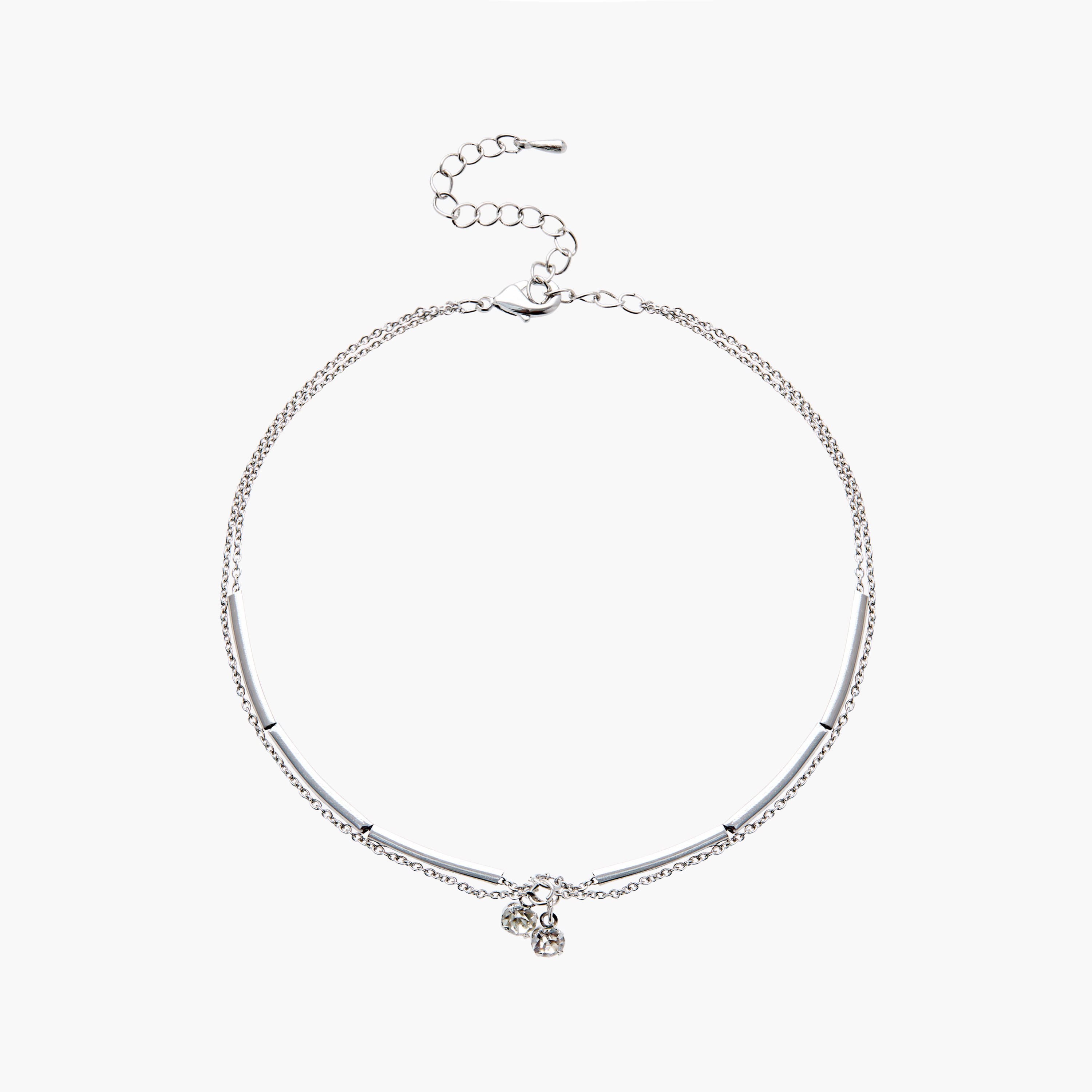 Bead Detail Anklet with Lobster Clasp Closure-women-watchesandjewellery-jewellery-anklets-image-2