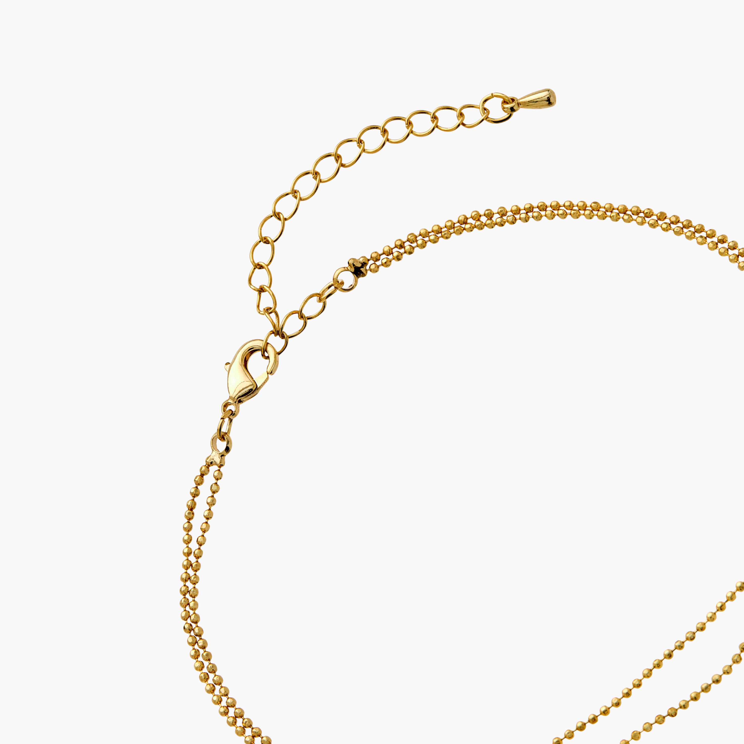 Bead Detail Anklet with Lobster Clasp Closure-women-watchesandjewellery-jewellery-anklets-image-3