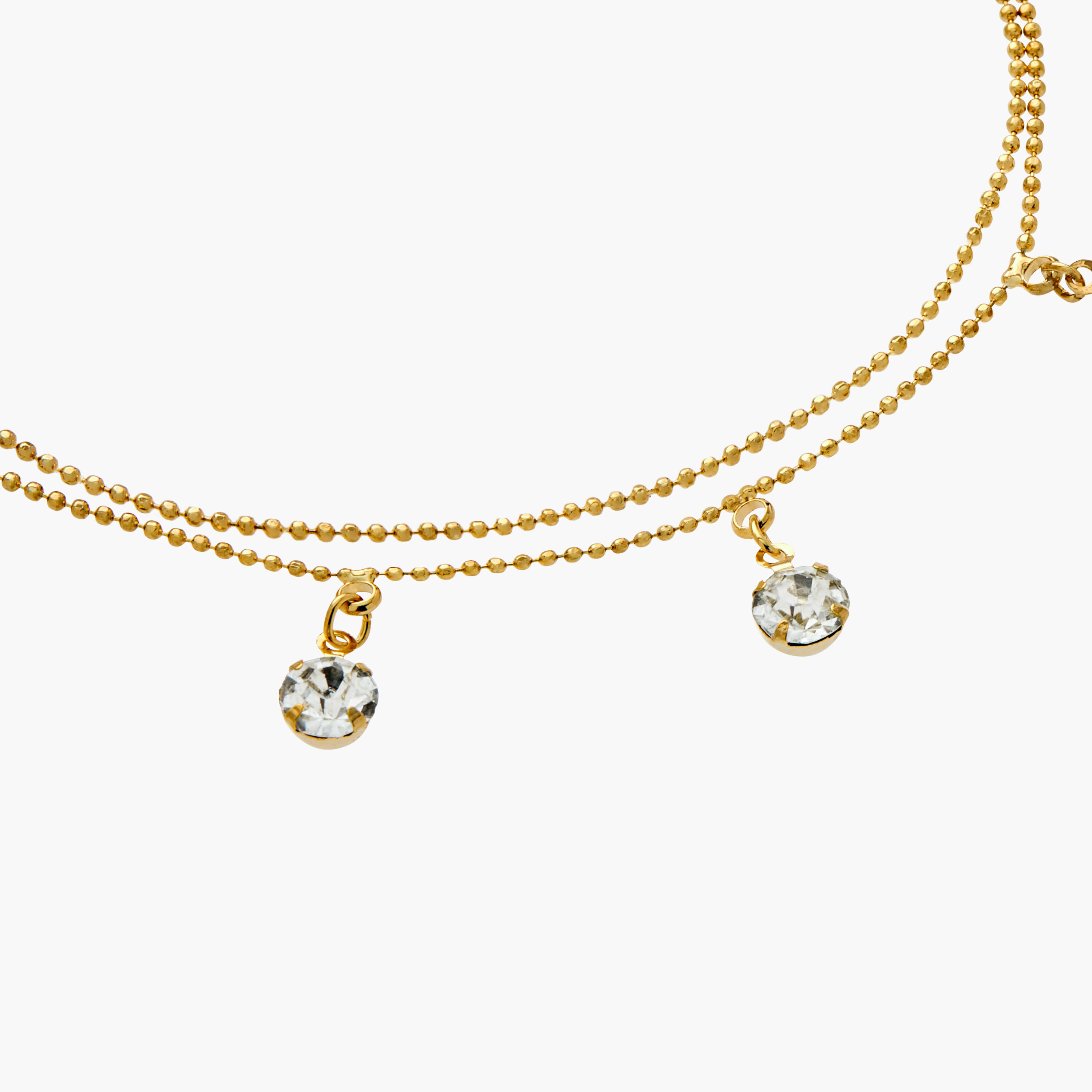 Bead Detail Anklet with Lobster Clasp Closure-women-watchesandjewellery-jewellery-anklets-image-4
