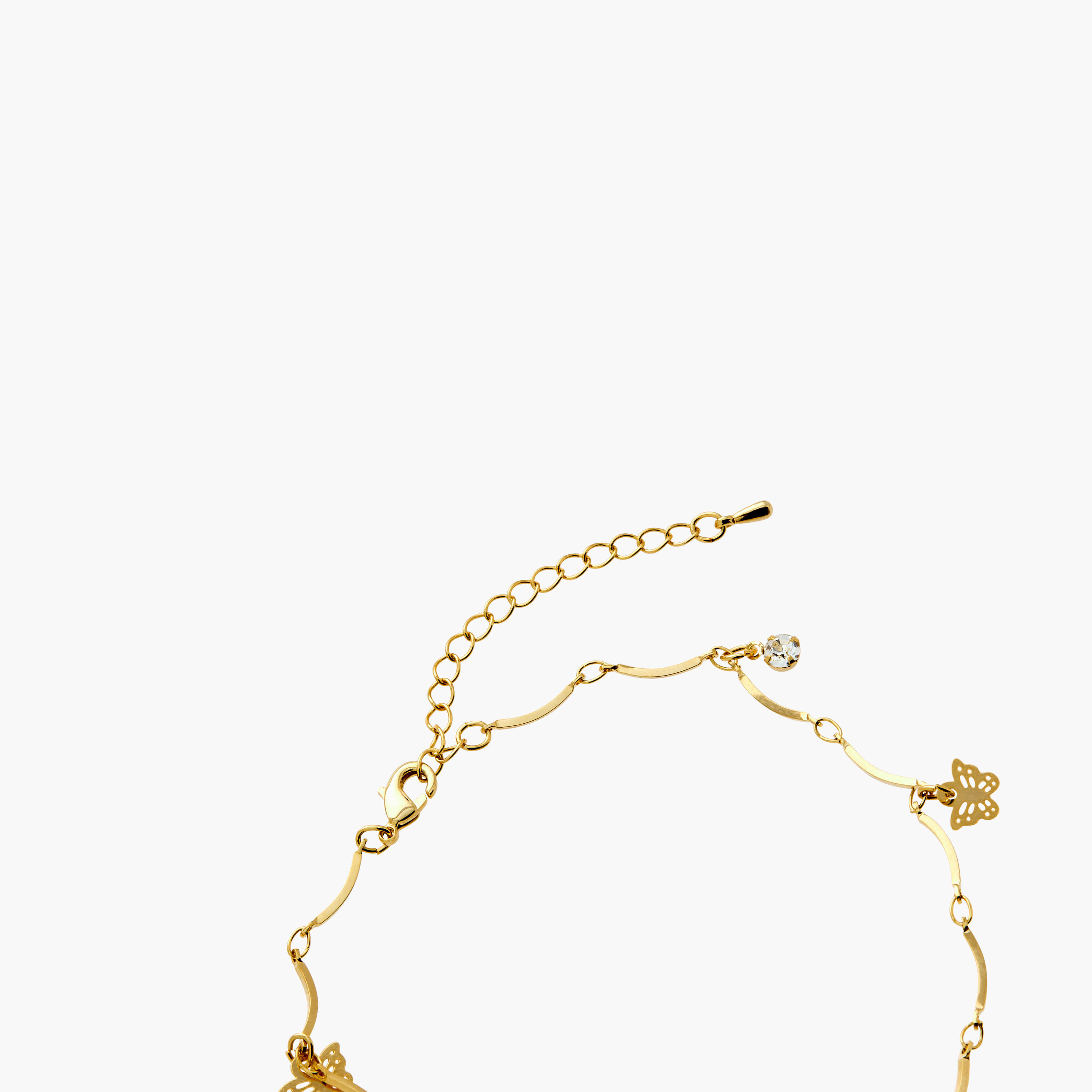 Bead Detail Anklet with Lobster Clasp Closure-women-watchesandjewellery-jewellery-anklets-image-3