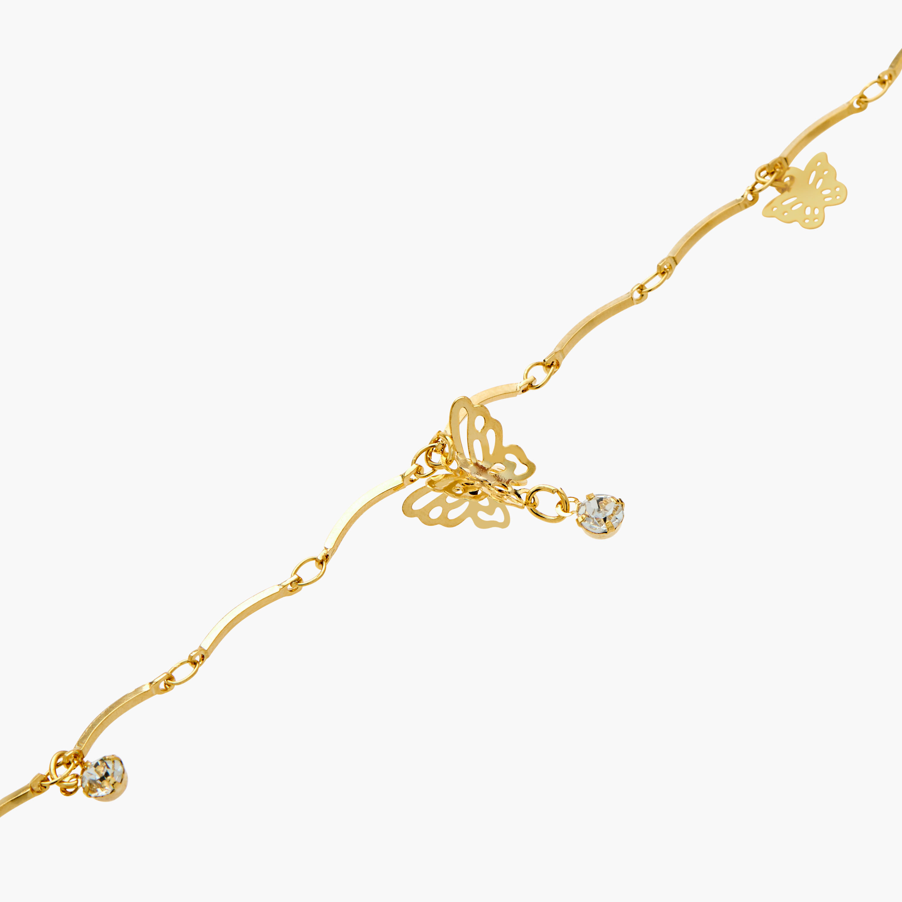 Bead Detail Anklet with Lobster Clasp Closure-women-watchesandjewellery-jewellery-anklets-image-4