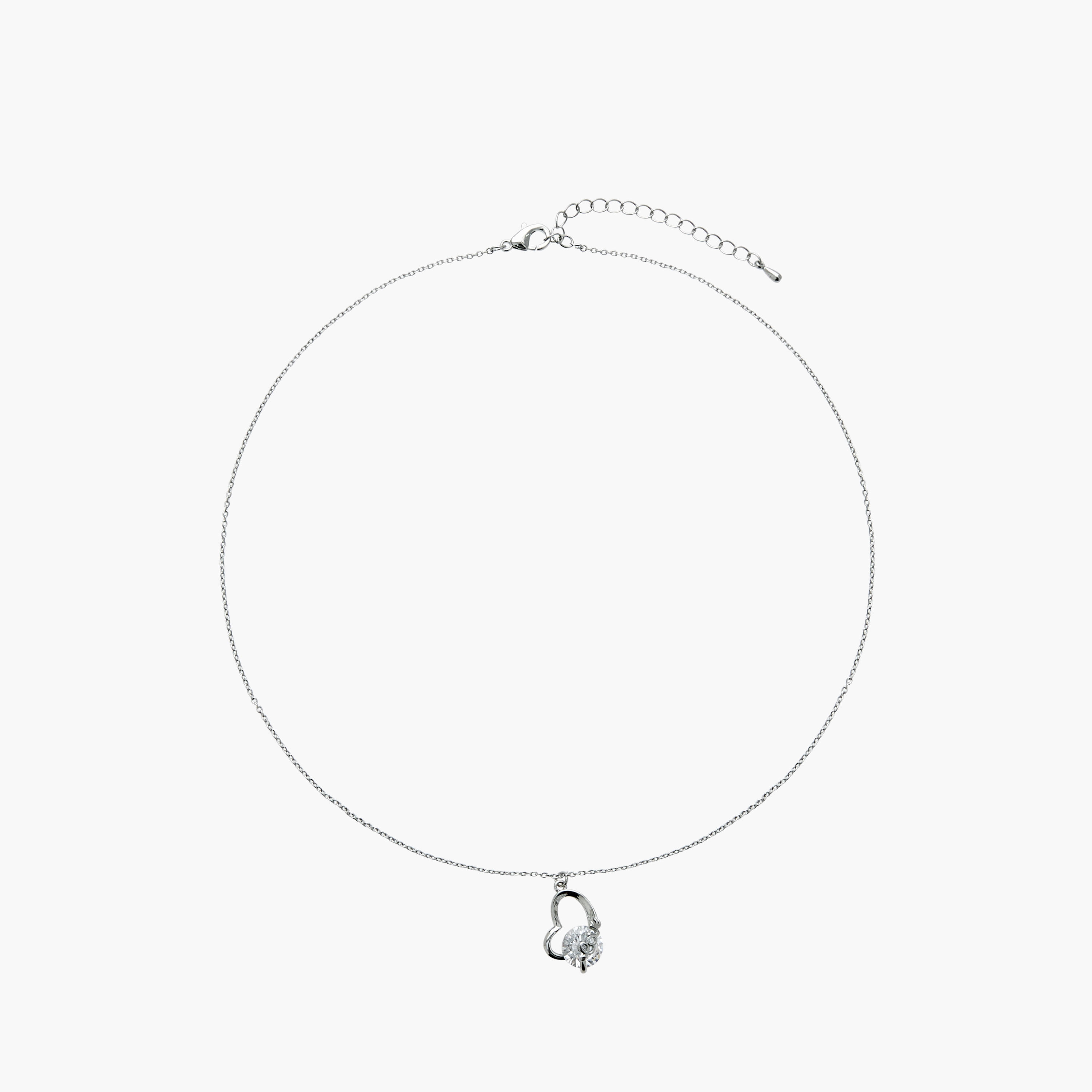 Solid Pendant Necklace with Lobster Clasp Closure-women-watchesandjewellery-jewellery-necklacesandpendants-image-1