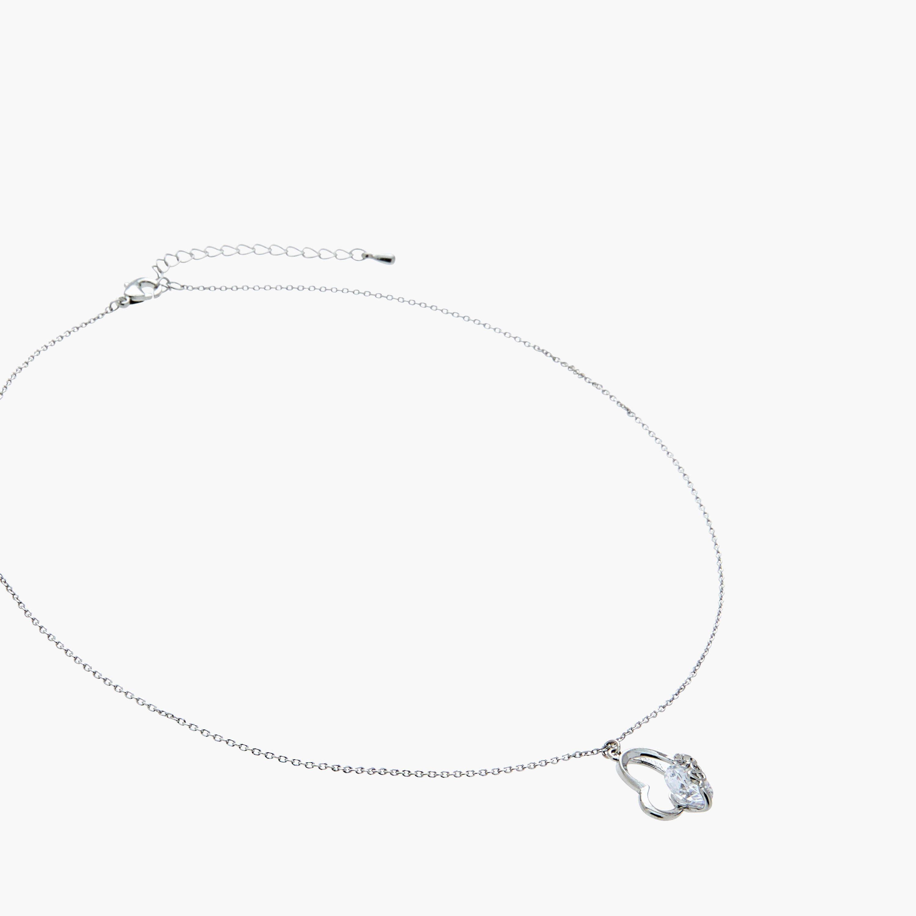 Solid Pendant Necklace with Lobster Clasp Closure-women-watchesandjewellery-jewellery-necklacesandpendants-image-2