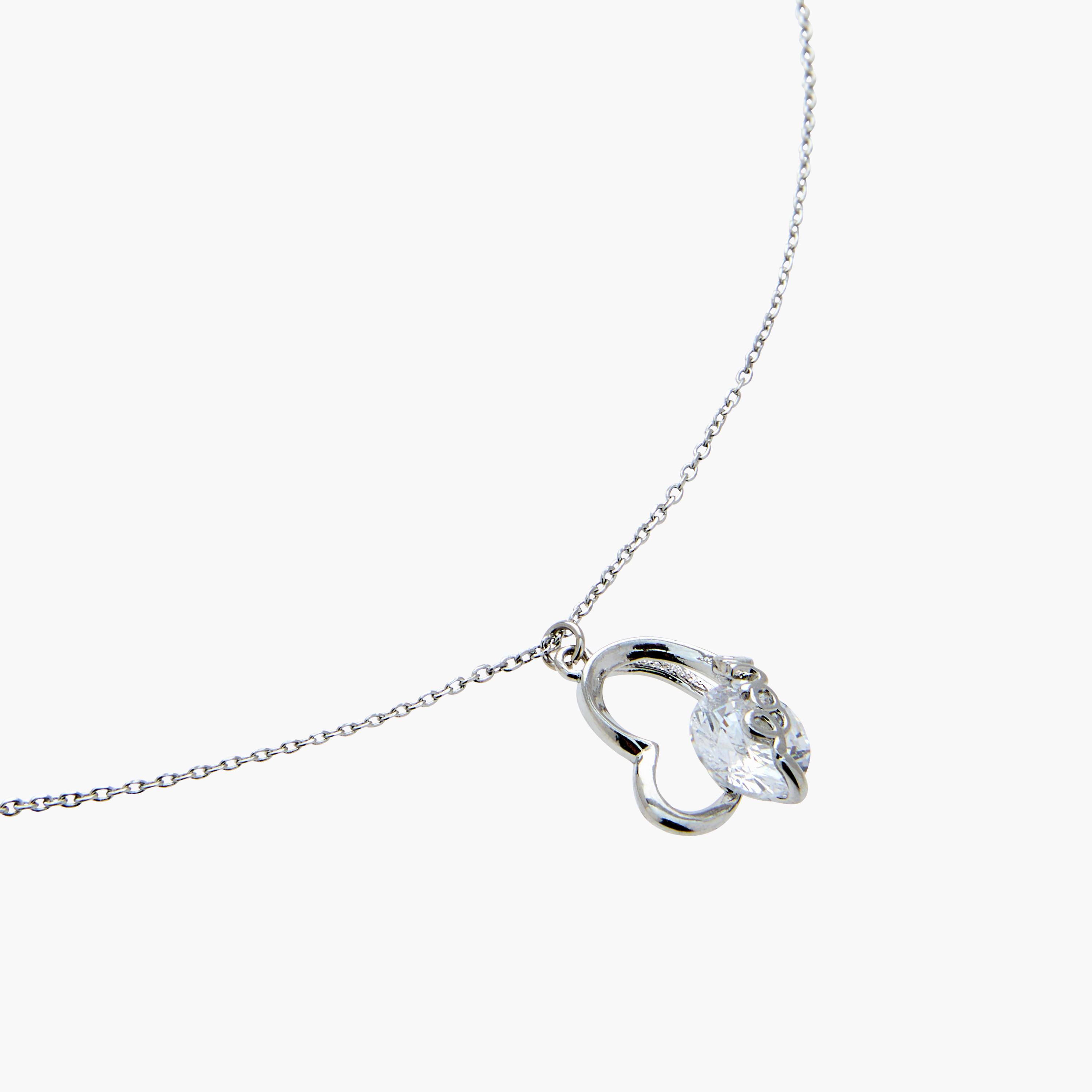 Solid Pendant Necklace with Lobster Clasp Closure-women-watchesandjewellery-jewellery-necklacesandpendants-image-3