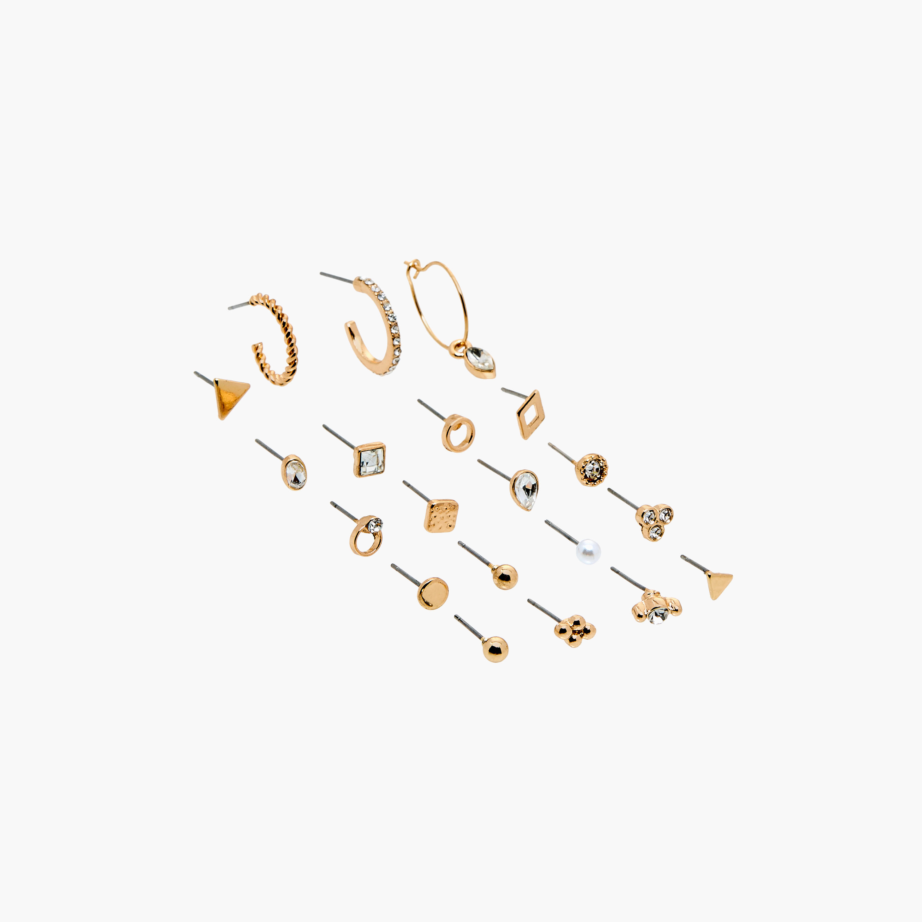 Assorted Earrings with Pushback Closure - Set of 20-women-watchesandjewellery-jewellery-earrings-image-2