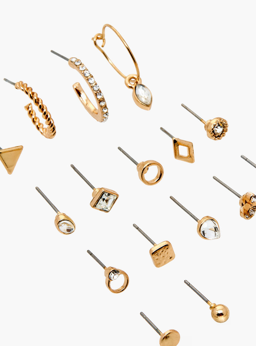 Assorted Earrings with Pushback Closure - Set of 20-women-watchesandjewellery-jewellery-earrings-image-3