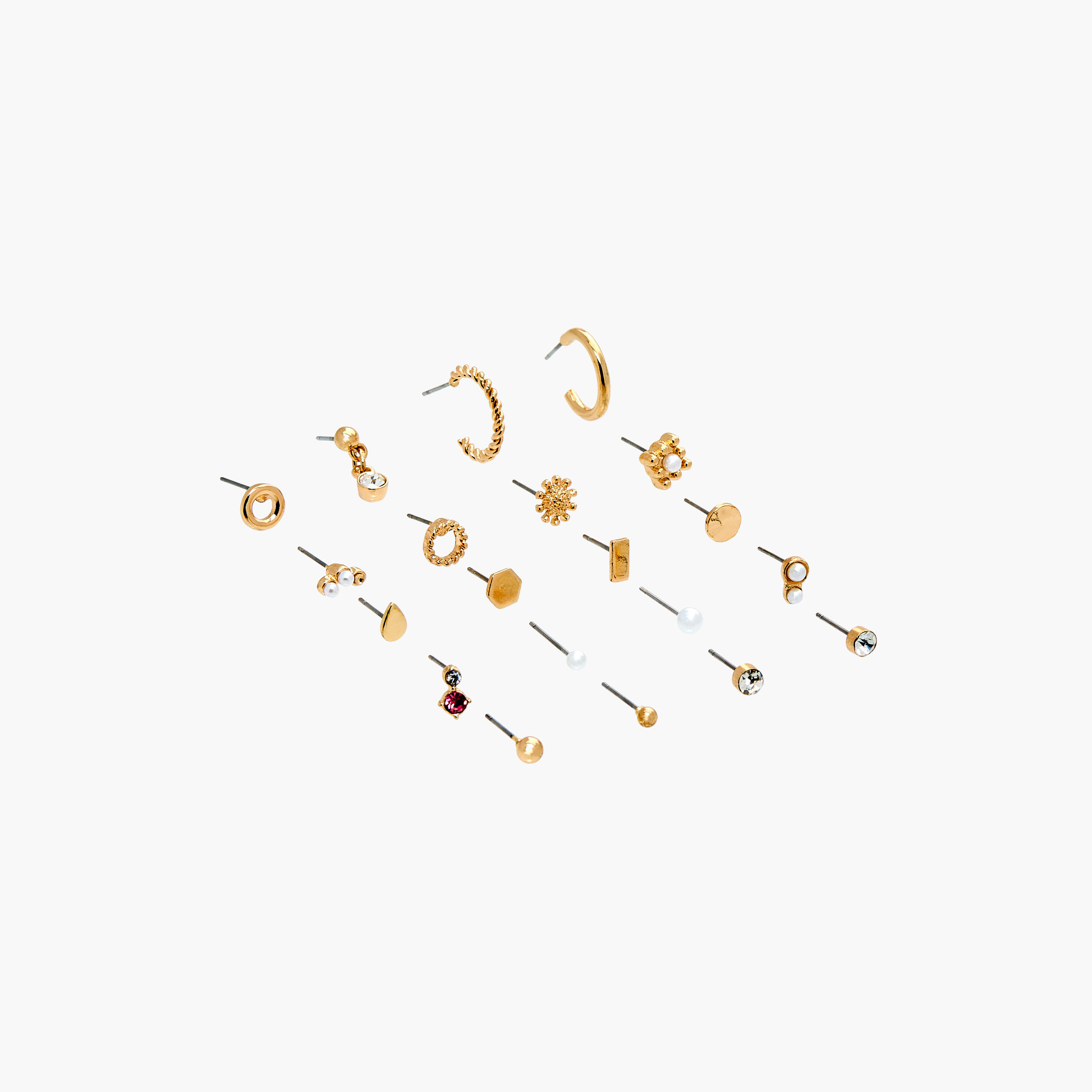 Assorted Earrings with Pushback Closure - Set of 20-women-watchesandjewellery-jewellery-earrings-image-2