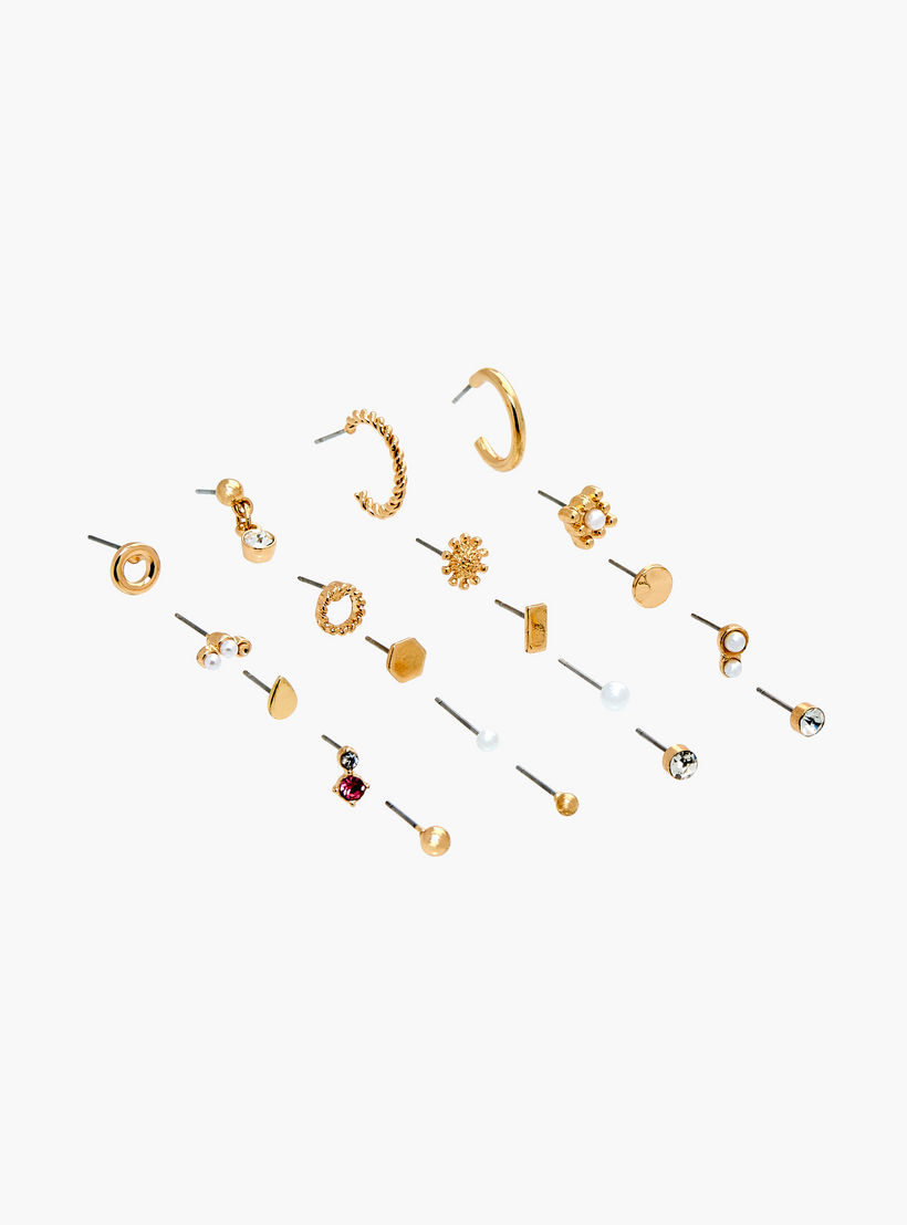 Assorted Earrings with Pushback Closure - Set of 20-women-watchesandjewellery-jewellery-earrings-image-2