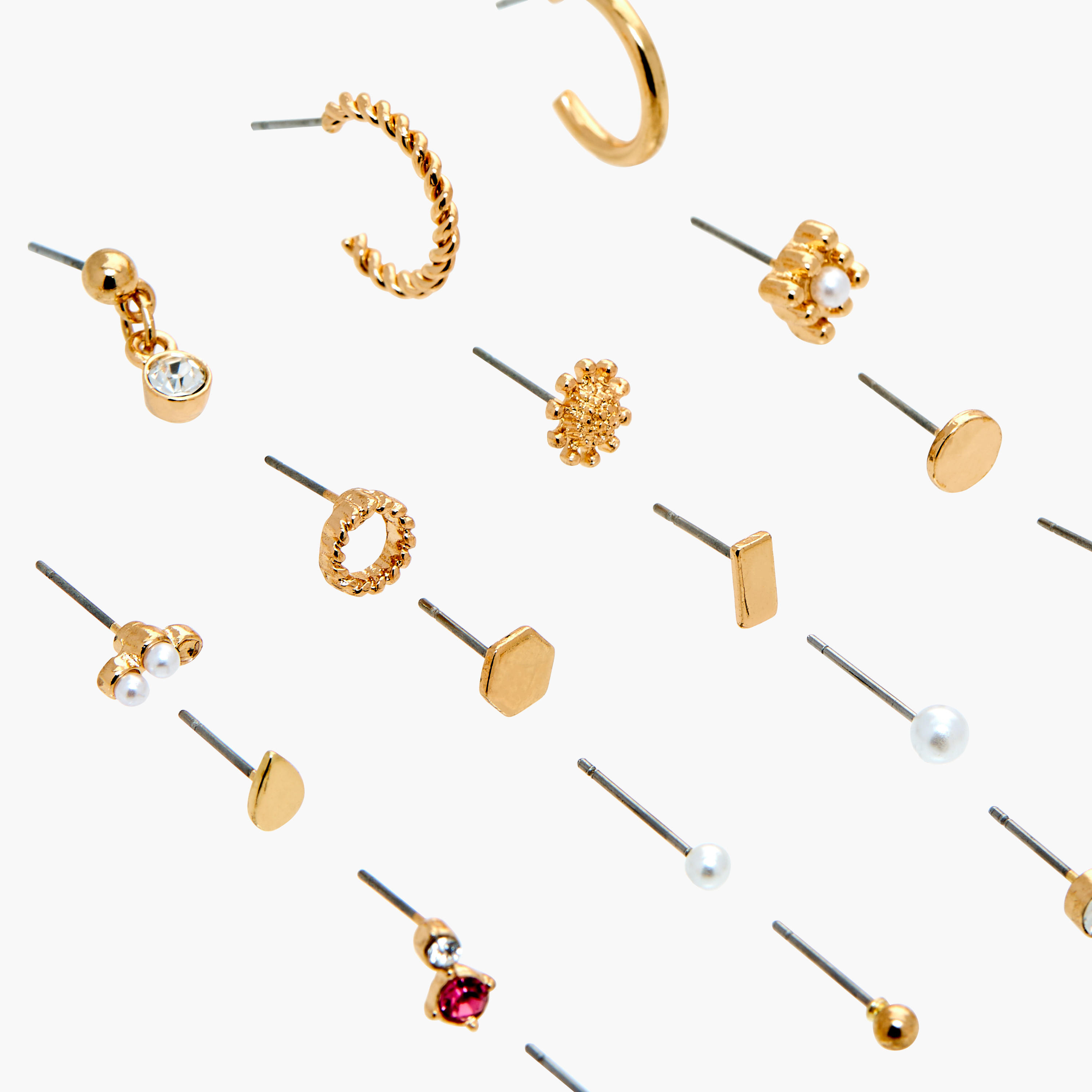 Assorted Earrings with Pushback Closure - Set of 20-women-watchesandjewellery-jewellery-earrings-image-3