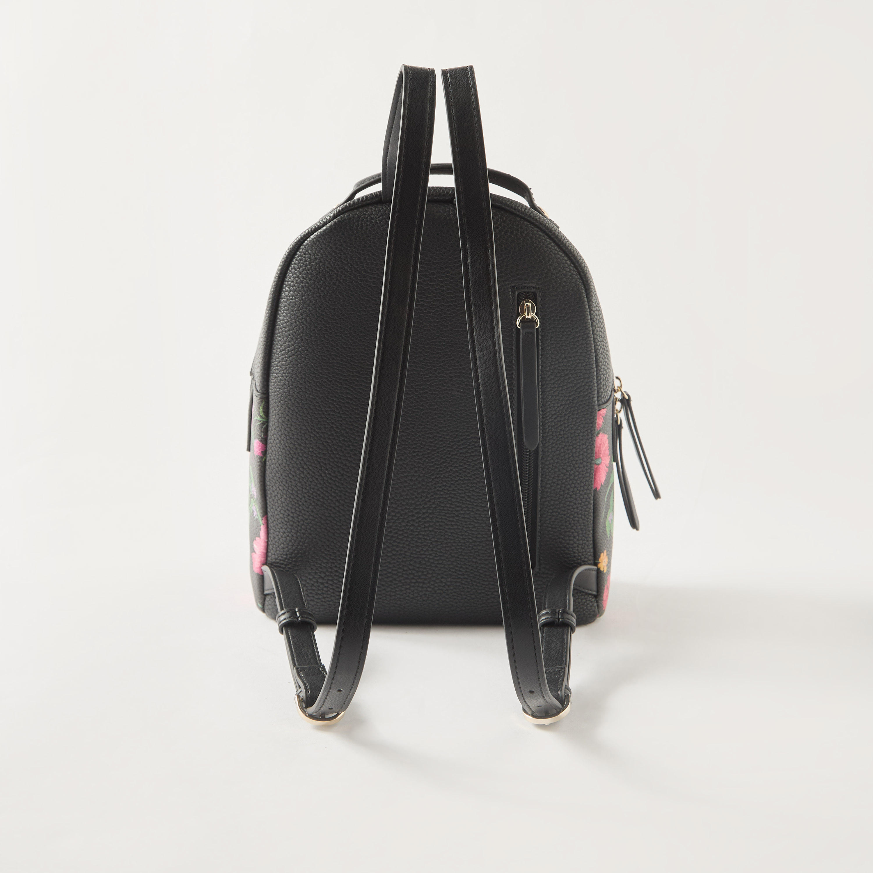 شنطة ظهر بطبعات زهرية وحمّالات كتف قابلة للتّعديل ومقبض من فيوريلي-women-bagsandwallets-backpacks-image-5