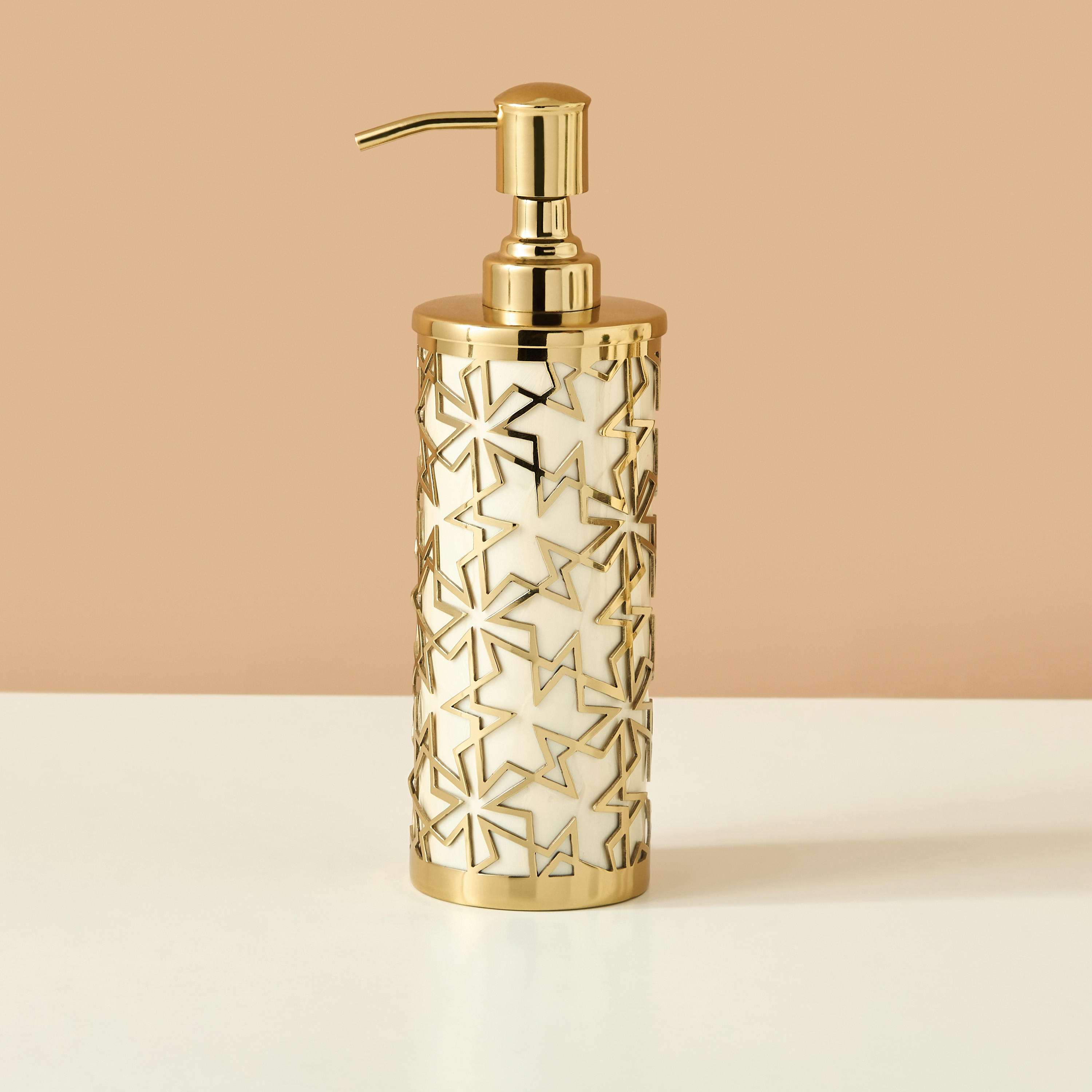 Celebrated Embossed Lotion Dispenser-household-bathandlaundry-bathaccessories-soapdishesanddispensers-image-2