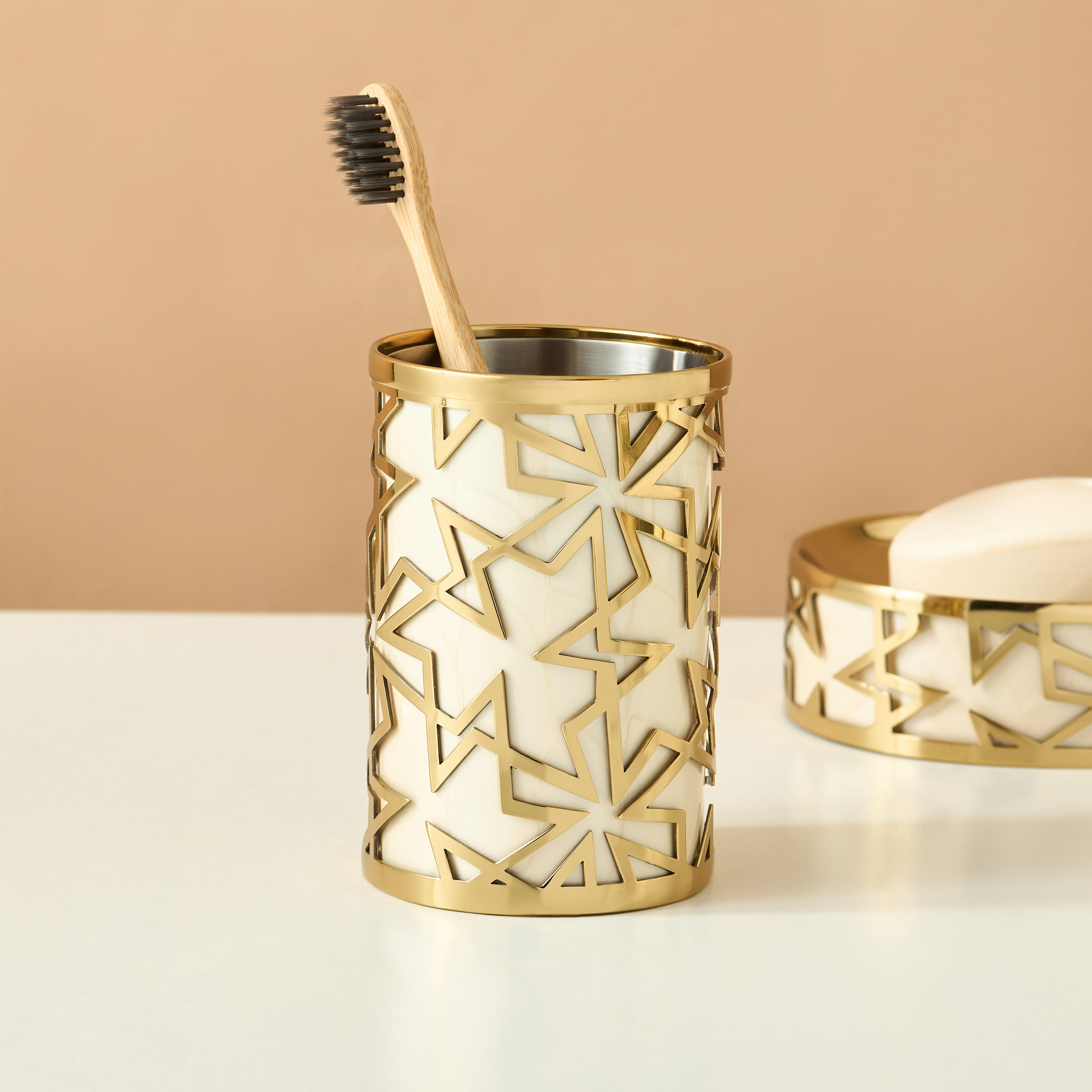 Celebrated Embossed Tumbler-household-bathandlaundry-bathaccessories-toothbrushholdersandtumblers-image-1