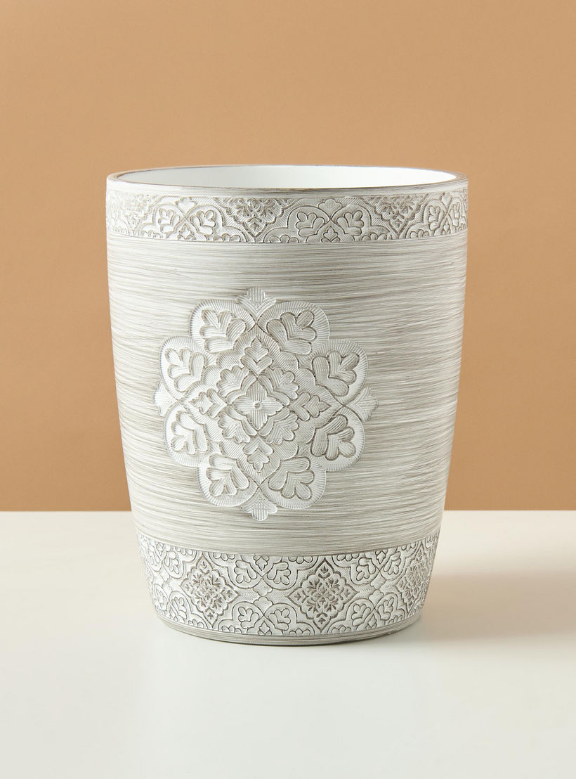 سلة نفايات منحوتة بارزة الملمس-household-bathandlaundry-wastebinsandaccessories-image-2