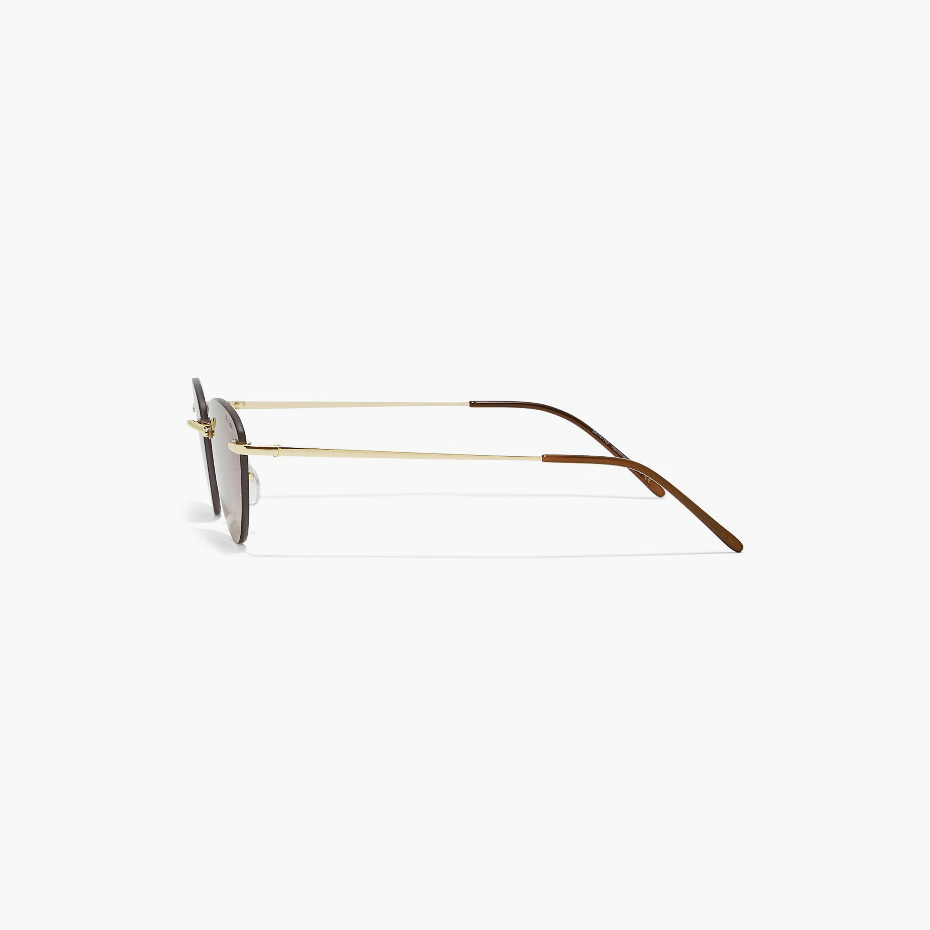 BlackOut MINIMALIST 54 MM Brown Cat Eye Sunglasses-women-sunglasses-image-4