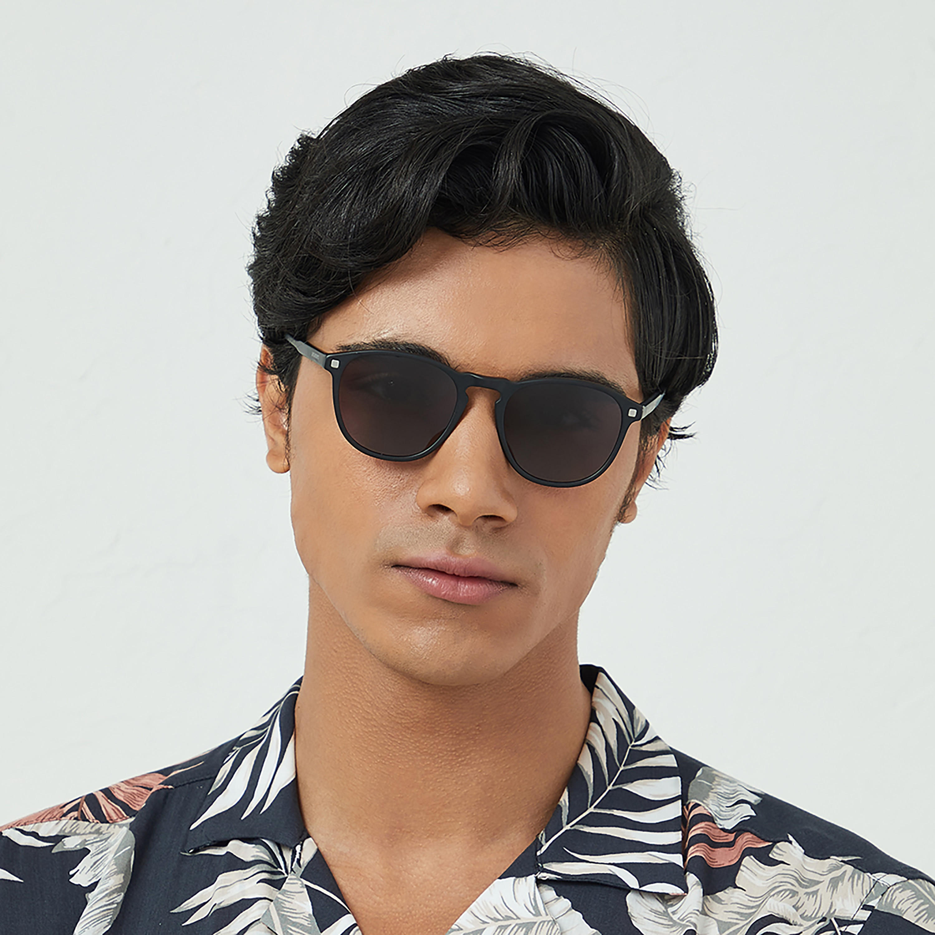 30Sundays OLYMPIAN 50 MM Grey Round Sunglasses-men-sunglasses-image-5