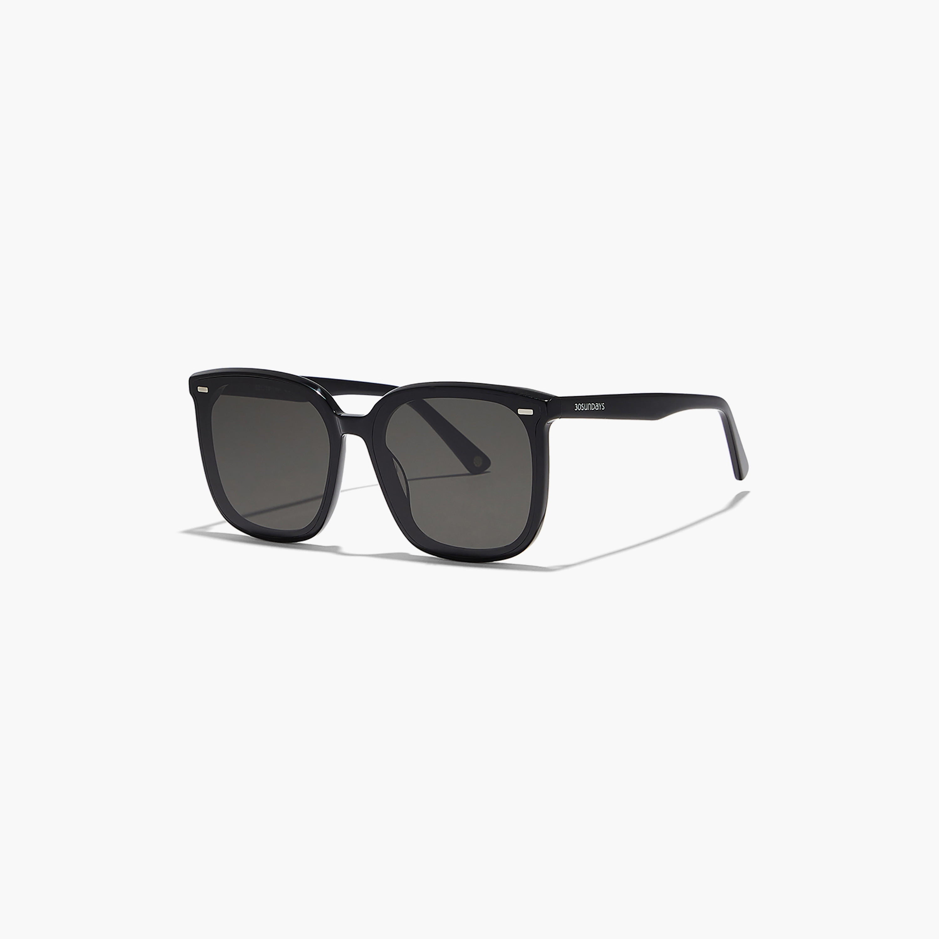 30Sundays ATHENA 63 MM Black Square Sunglasses-men-sunglasses-image-1