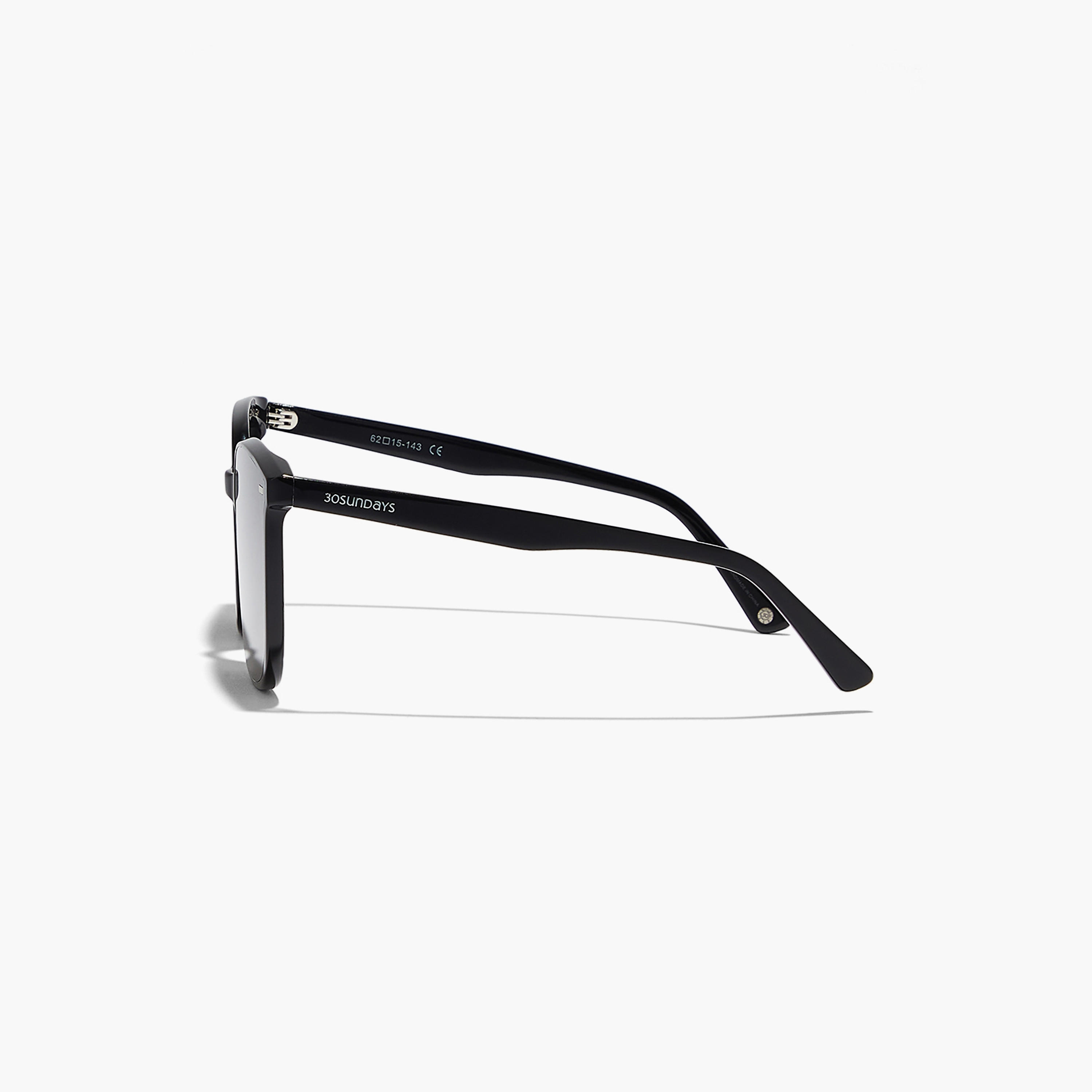 30Sundays ATHENA 63 MM Black Square Sunglasses-men-sunglasses-image-4