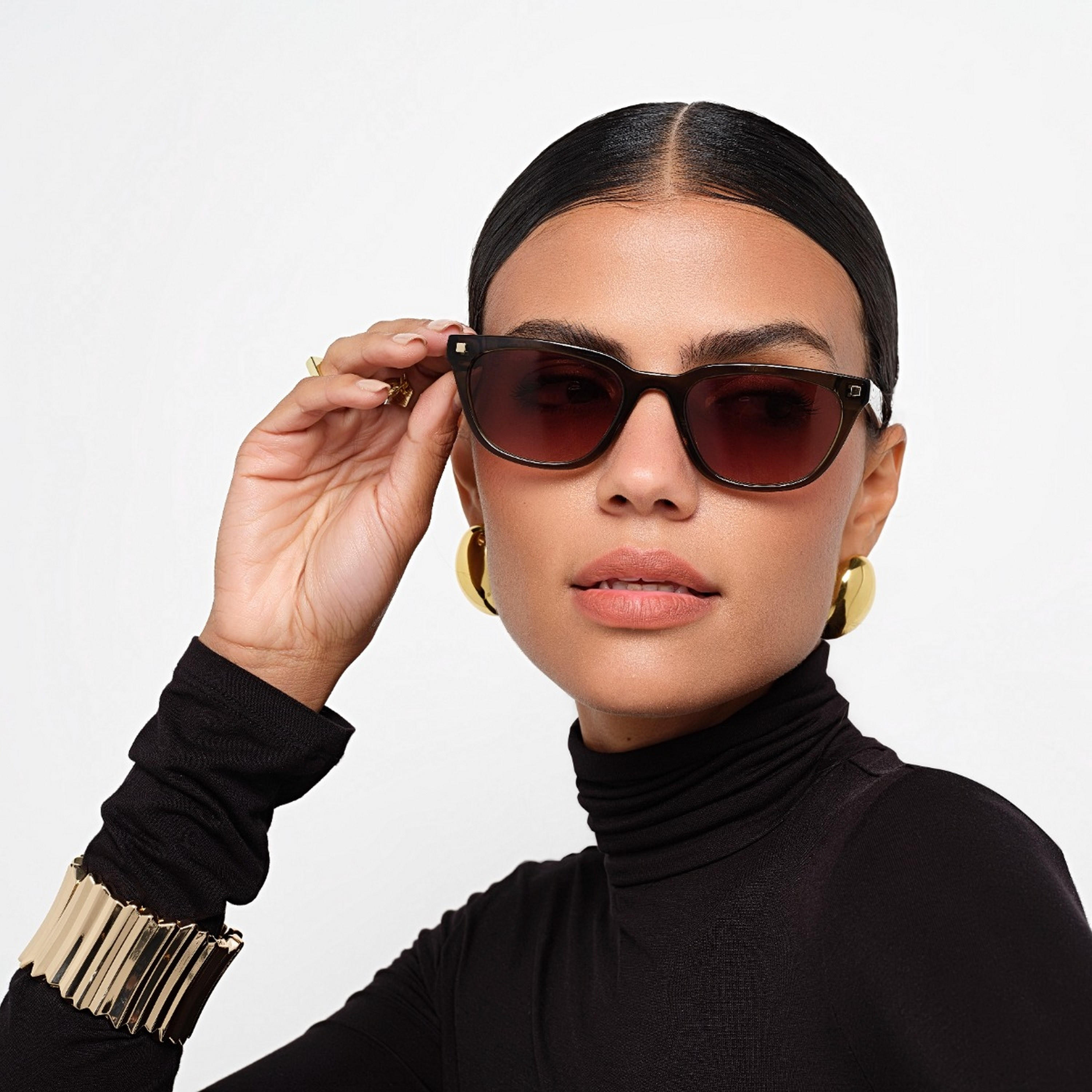 نظارة شمسية بنية ذات كات آي من 30 ساندايز ثاليا مع 53 مم-women-sunglasses-image-5