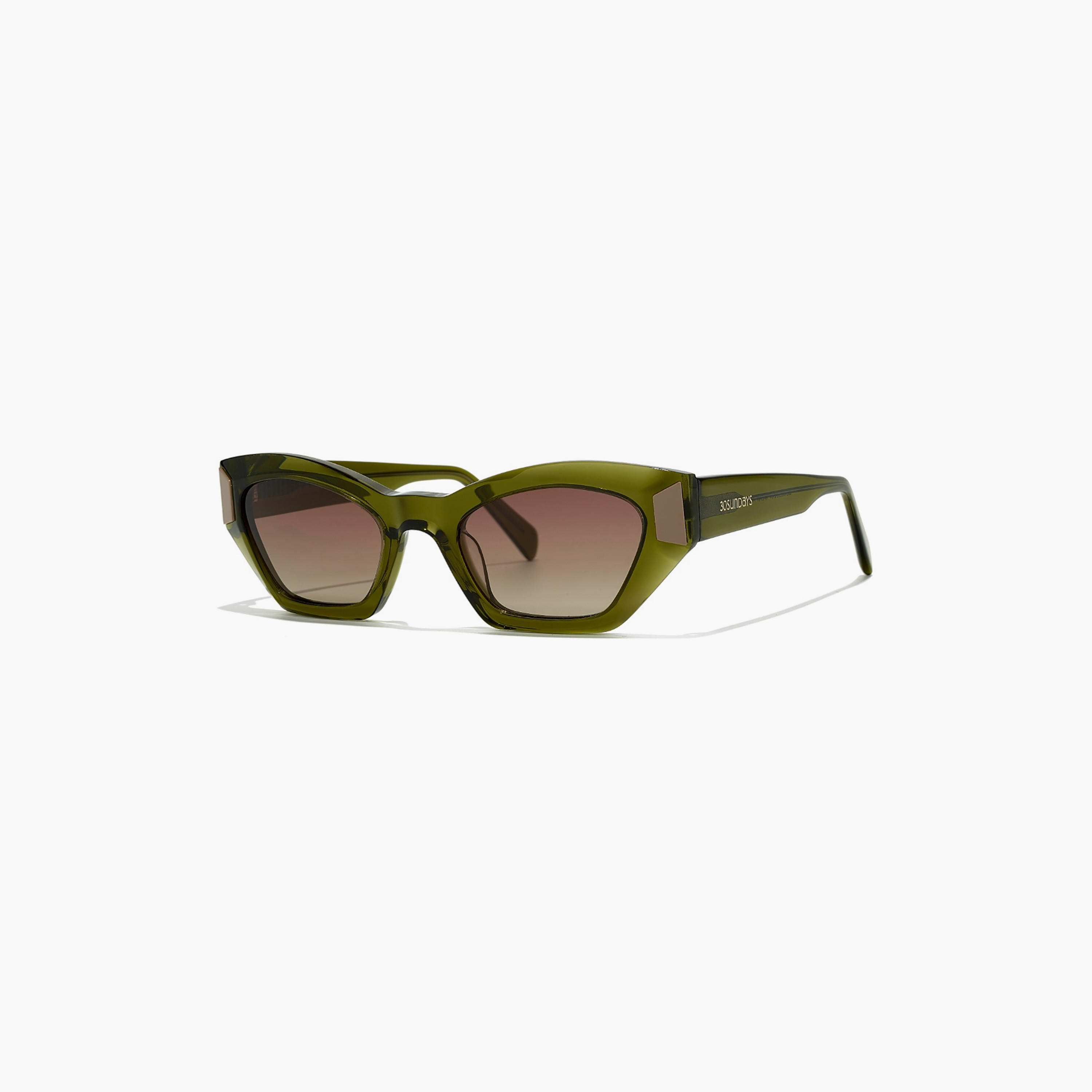 نظارة شمسية بنية ذات كات آي من 30 ساندايز فاليرا مع 50 مم-women-sunglasses-image-1