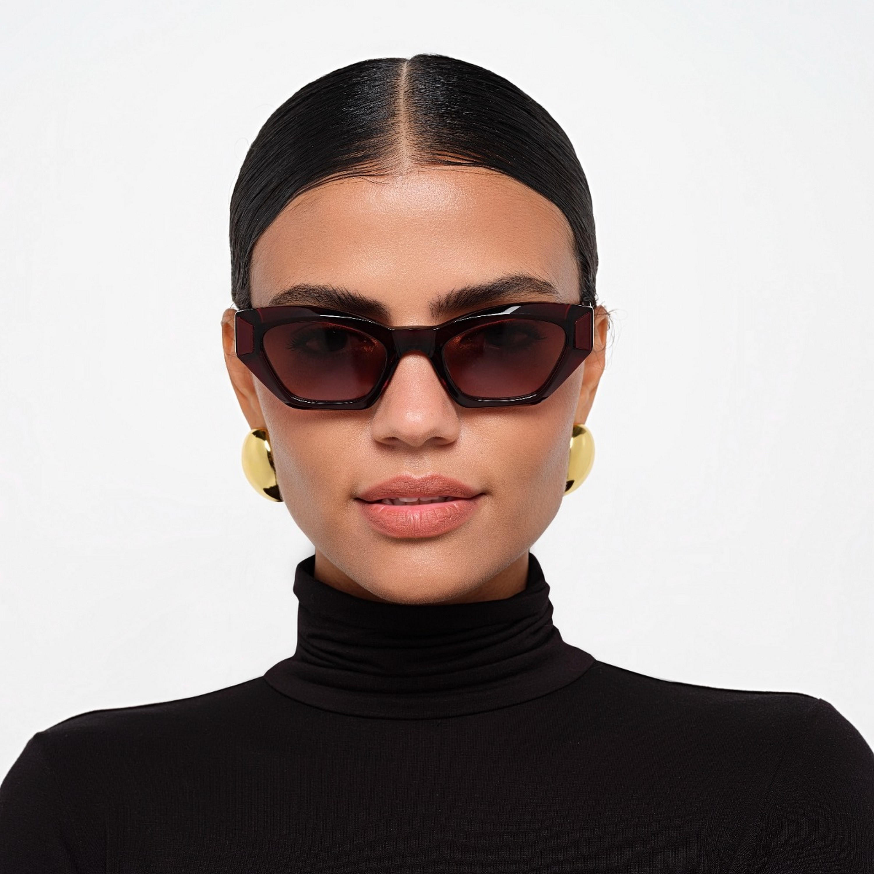 30Sundays FALERA 50 MM Brown Cat Eye Sunglasses-women-sunglasses-image-5