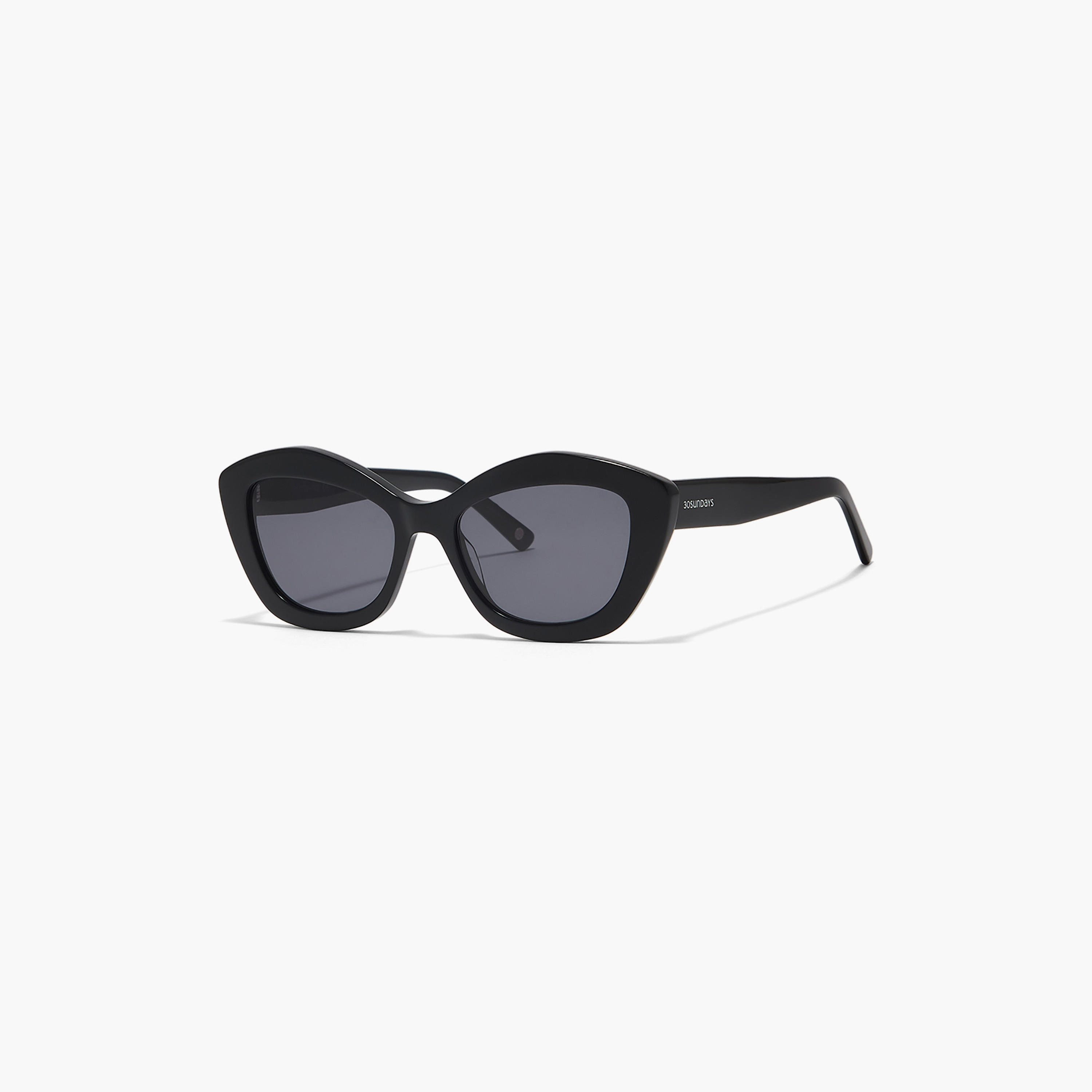 30Sundays AROSA 54 MM Black Cat Eye Sunglasses-women-sunglasses-image-1