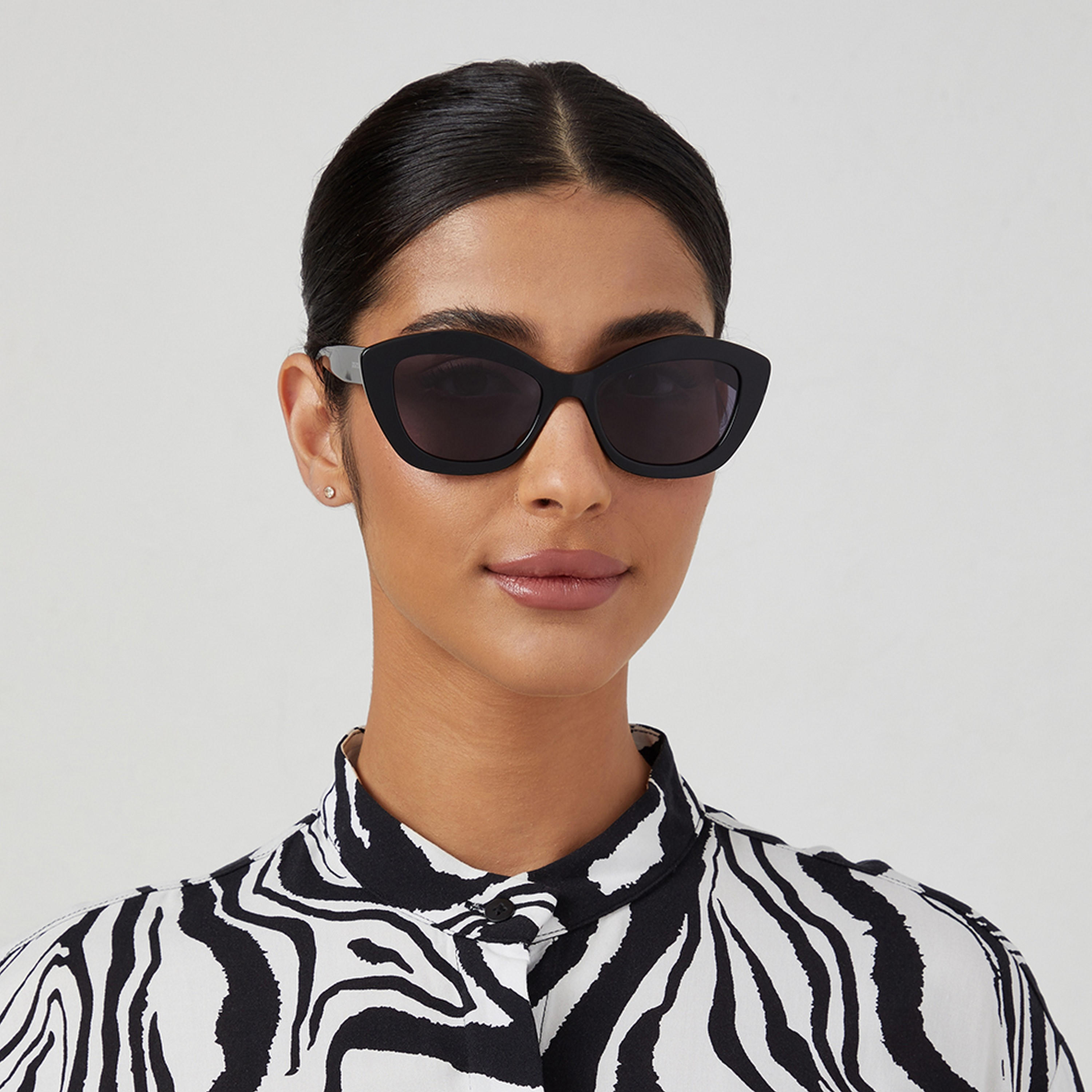 نظارة شمسية سوداء ذات كات آي من 30 ساندايز أروسا مع 54 مم-women-sunglasses-image-5