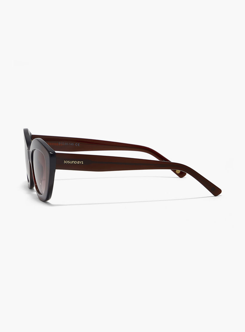 نظارة شمسية بنية ذات كات آي من 30 ساندايز أروسا مع 54 مم-women-sunglasses-image-4
