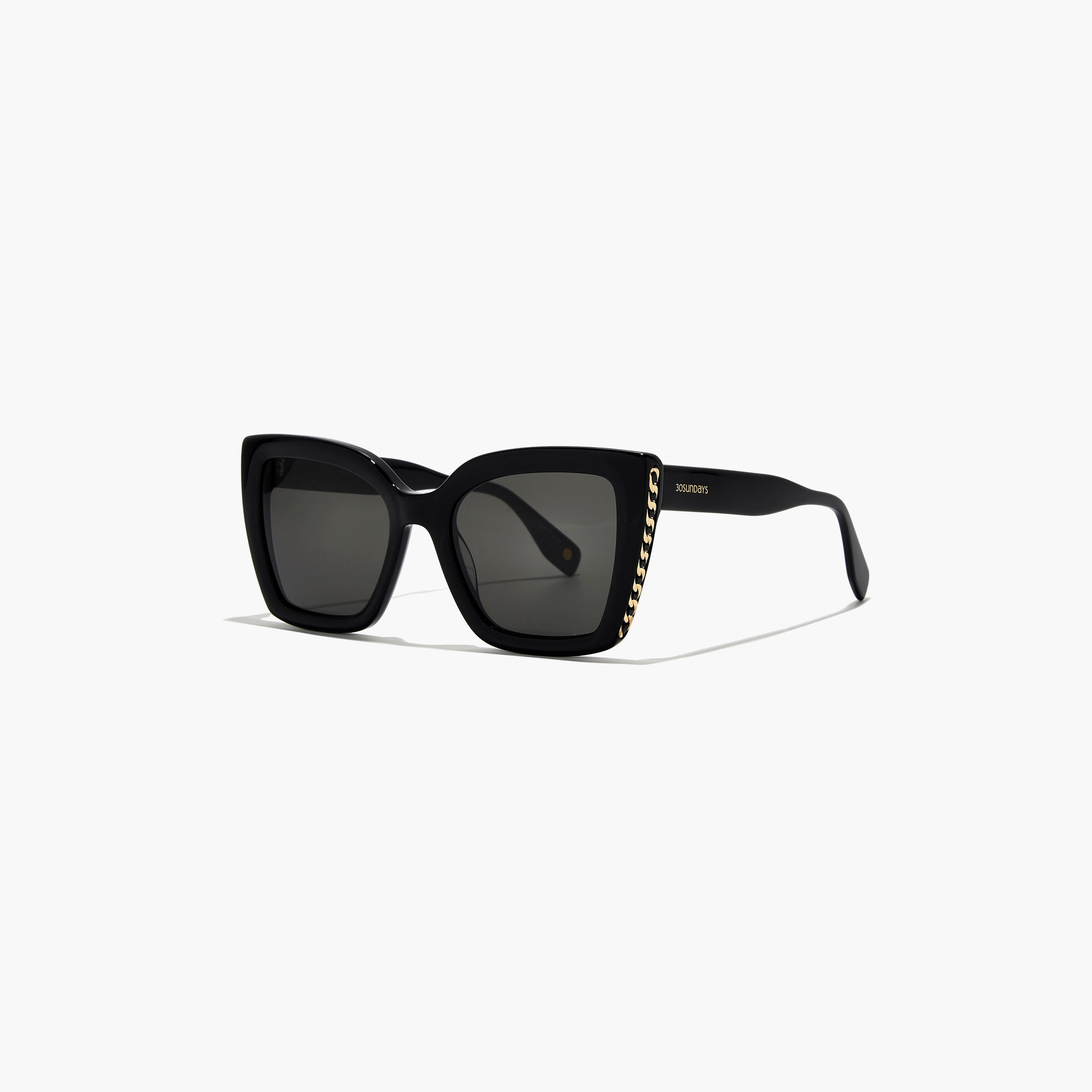نظارة شمسية سوداء ذات كات آي من 30 ساندايز نيكسا مع 54 مم-women-sunglasses-image-1