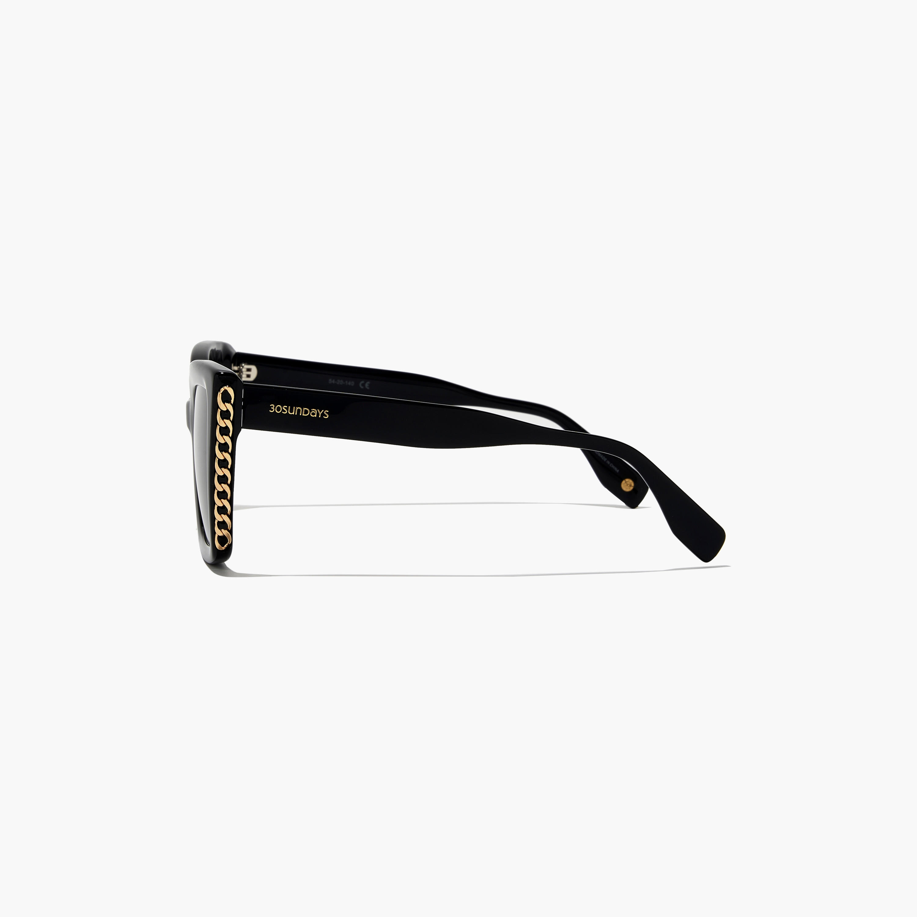 30Sundays NEXA 54 MM Black Cat Eye Sunglasses-women-sunglasses-image-4