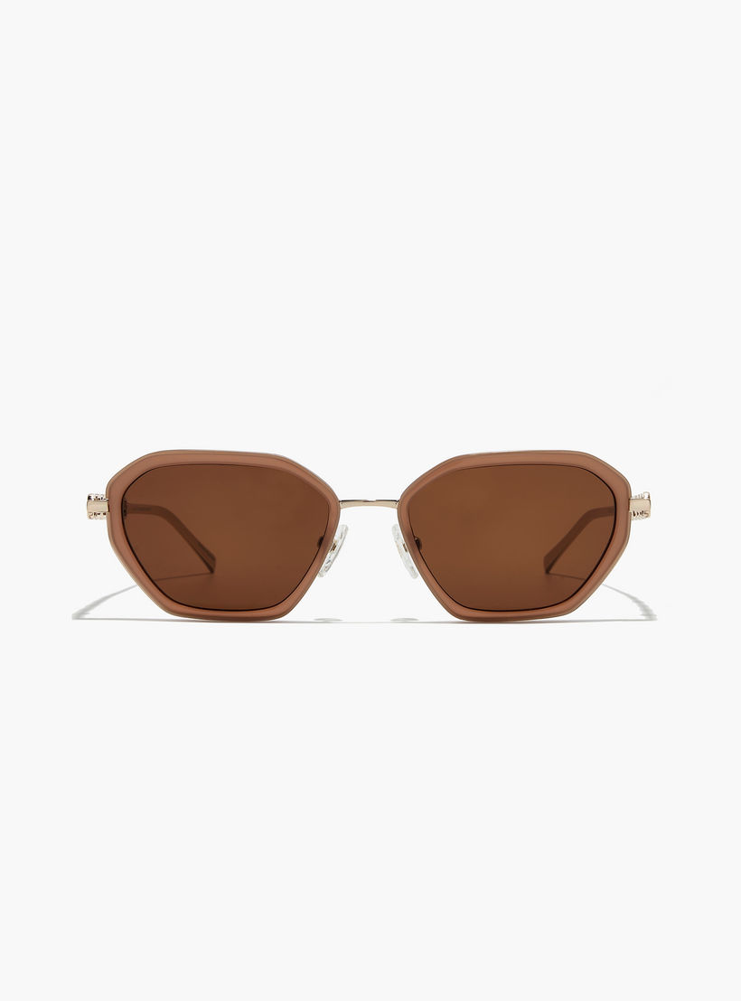 30Sundays DECO 54 MM Brown Geometric Sunglasses-women-sunglasses-image-3