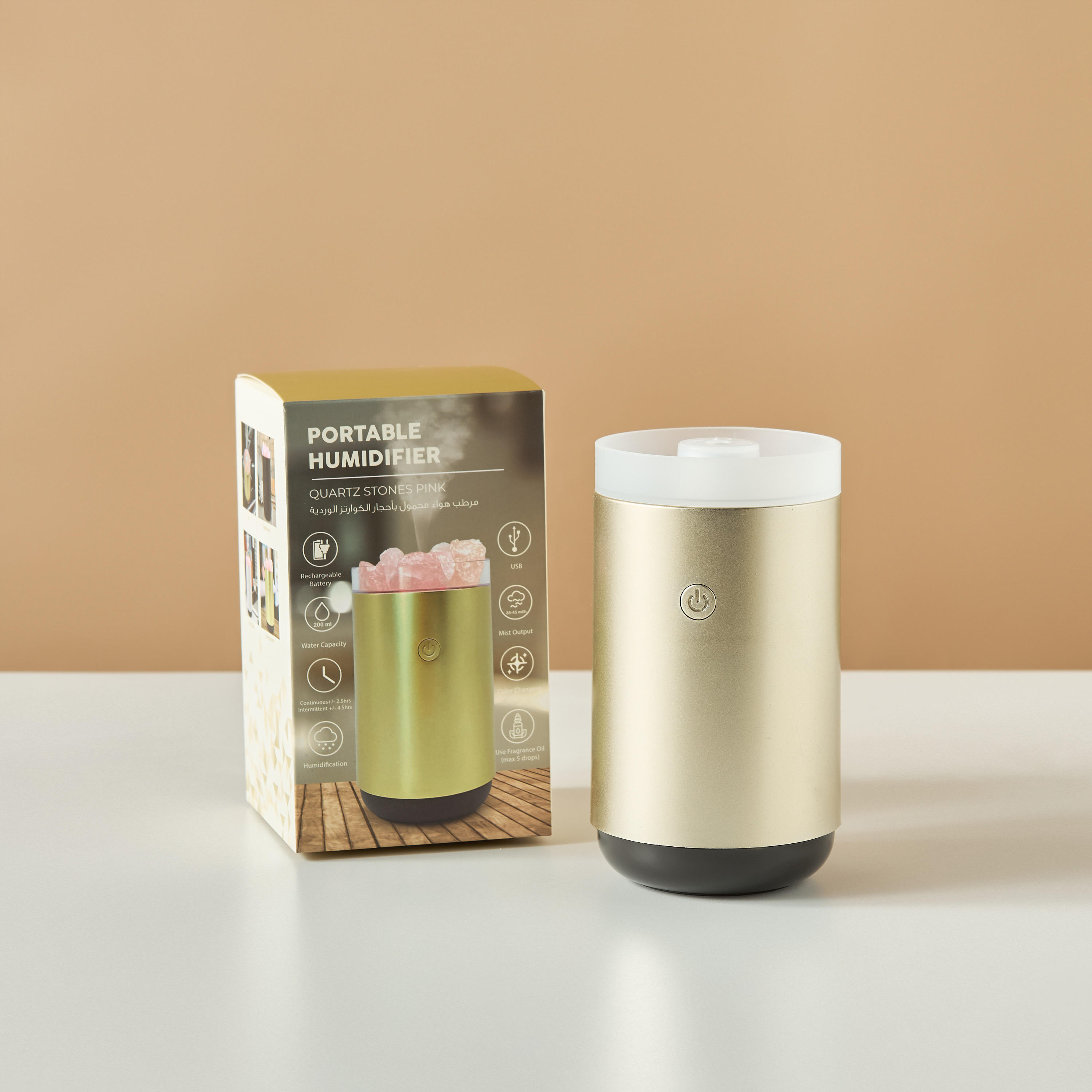 Solid Portable Unscented Humidifier with Stones - 200 ml-household-homefragrance-airrevitalisersandhumidifiers-image-6
