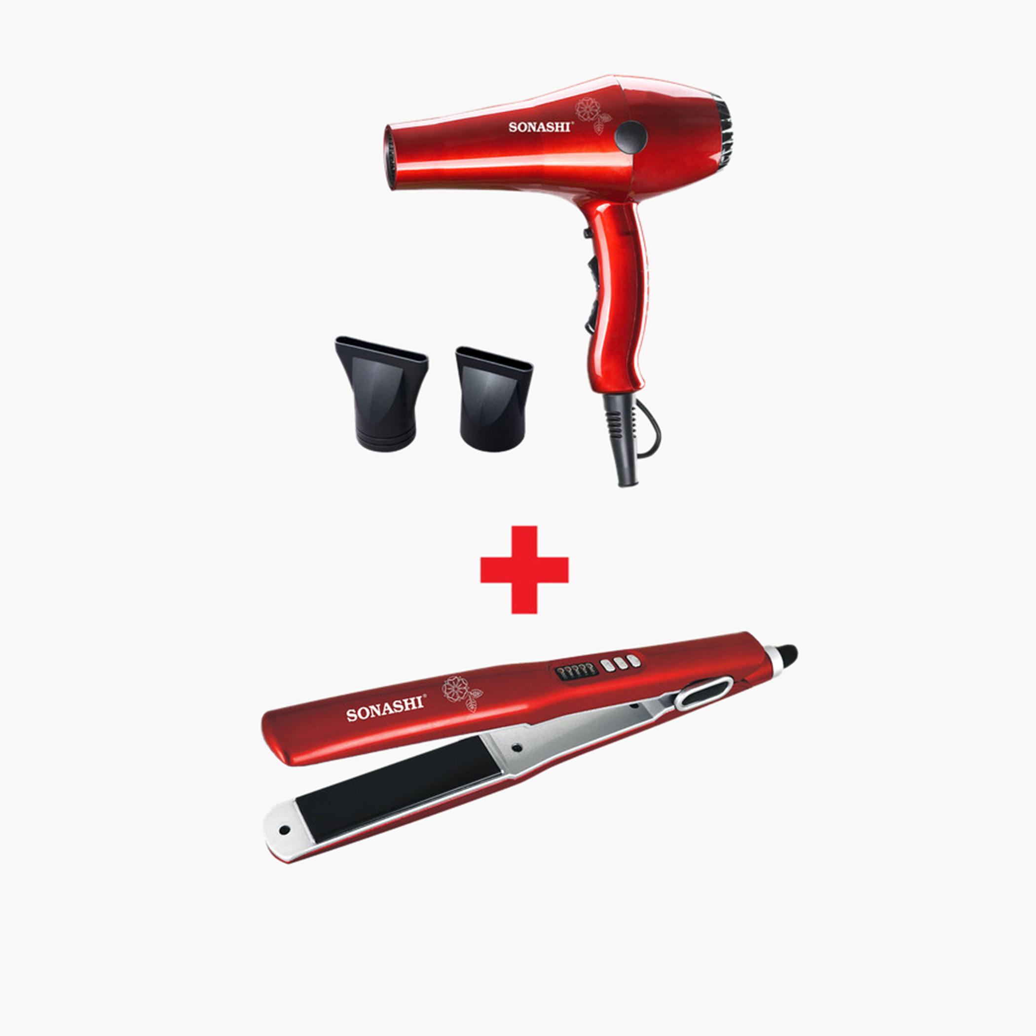 Sonashi Hair Dryer and Hair Straightener Set-beautyandpersonalcare-appliances-hairstylingtools-straighteners-image-1