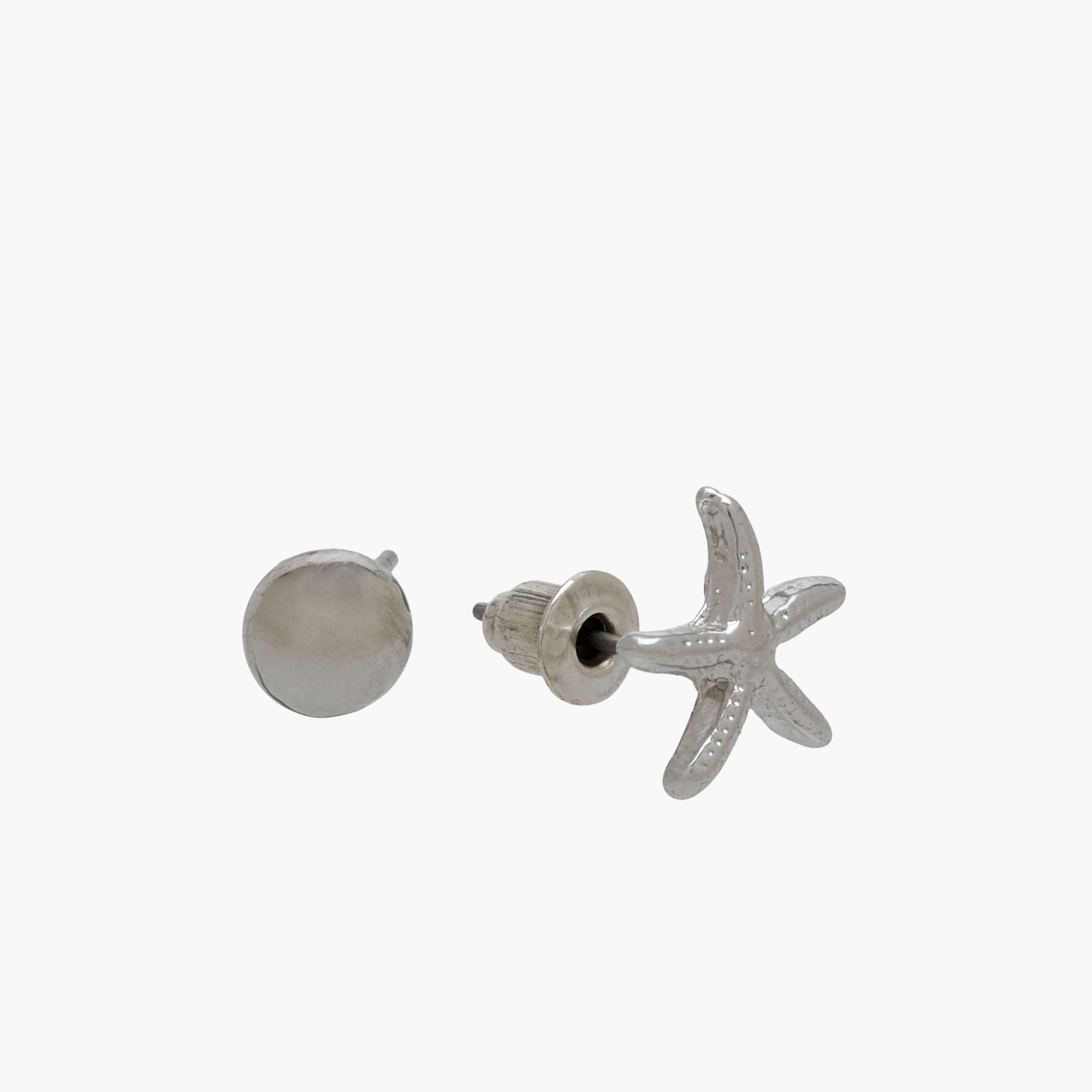 Pack of 12 Silver Tone Assorted Earrings-women-watchesandjewellery-jewellery-earrings-image-5
