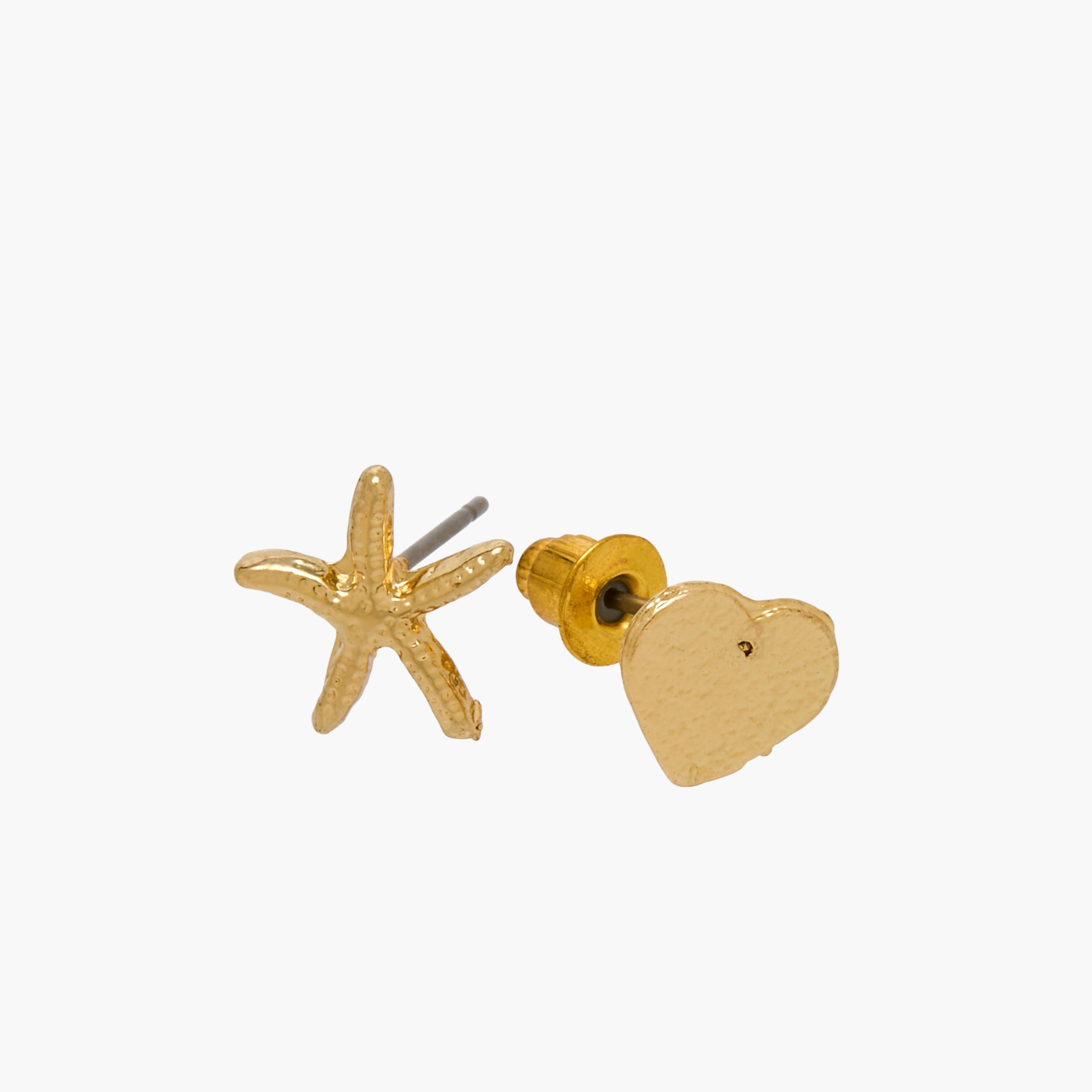 Pack of 12 Gold Tone Earrings with Pushback Closure-women-watchesandjewellery-jewellery-earrings-image-4