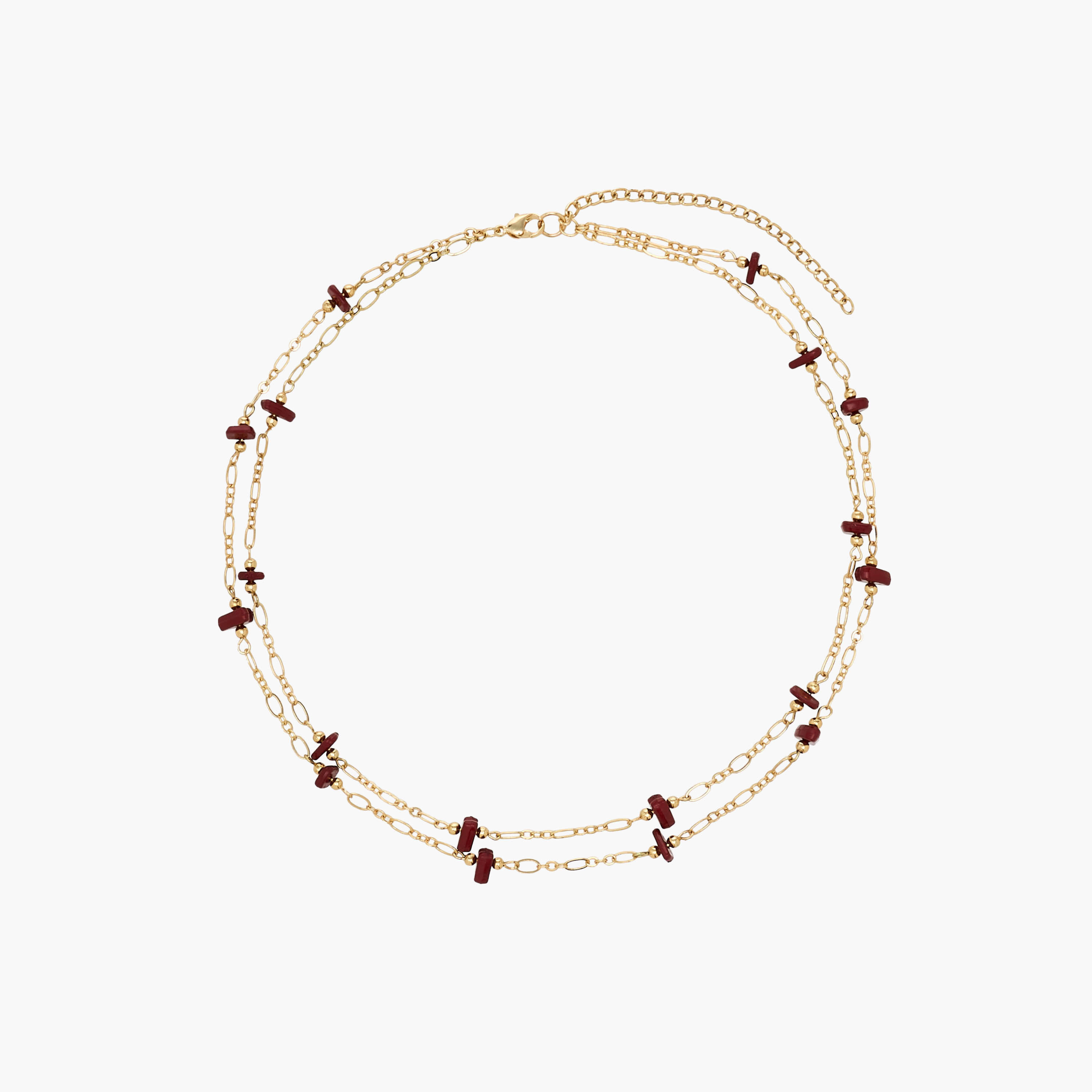 عقد سادة بدلاية ومشبك إغلاق-women-watchesandjewellery-jewellery-necklacesandpendants-image-1