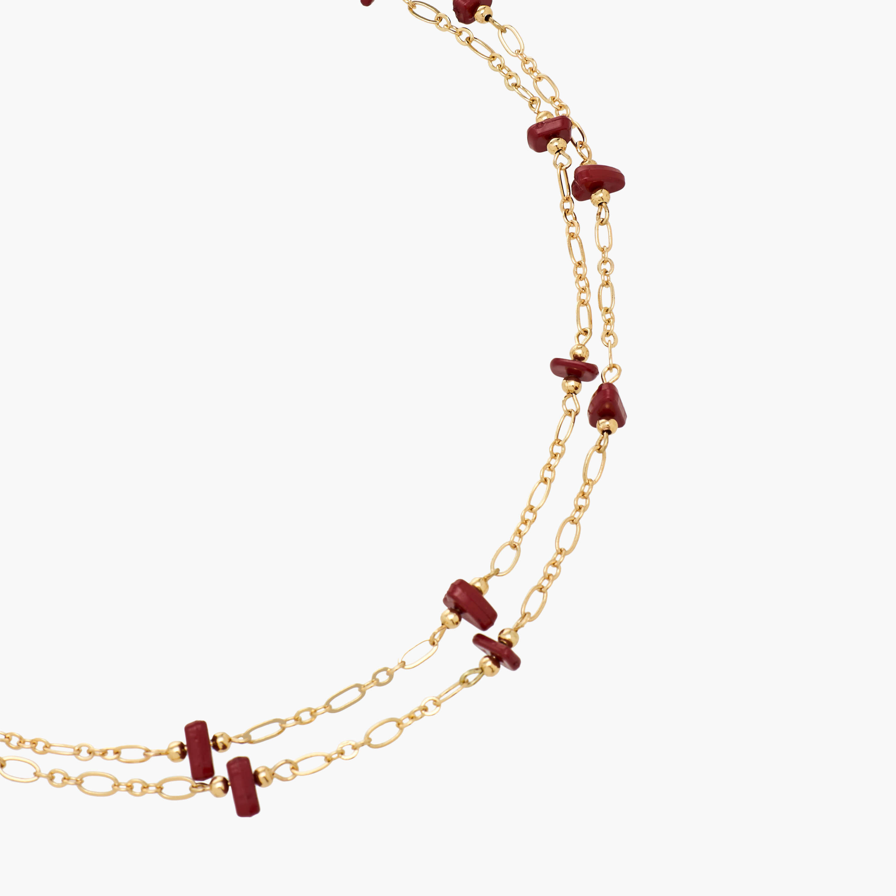 عقد سادة بدلاية ومشبك إغلاق-women-watchesandjewellery-jewellery-necklacesandpendants-image-2