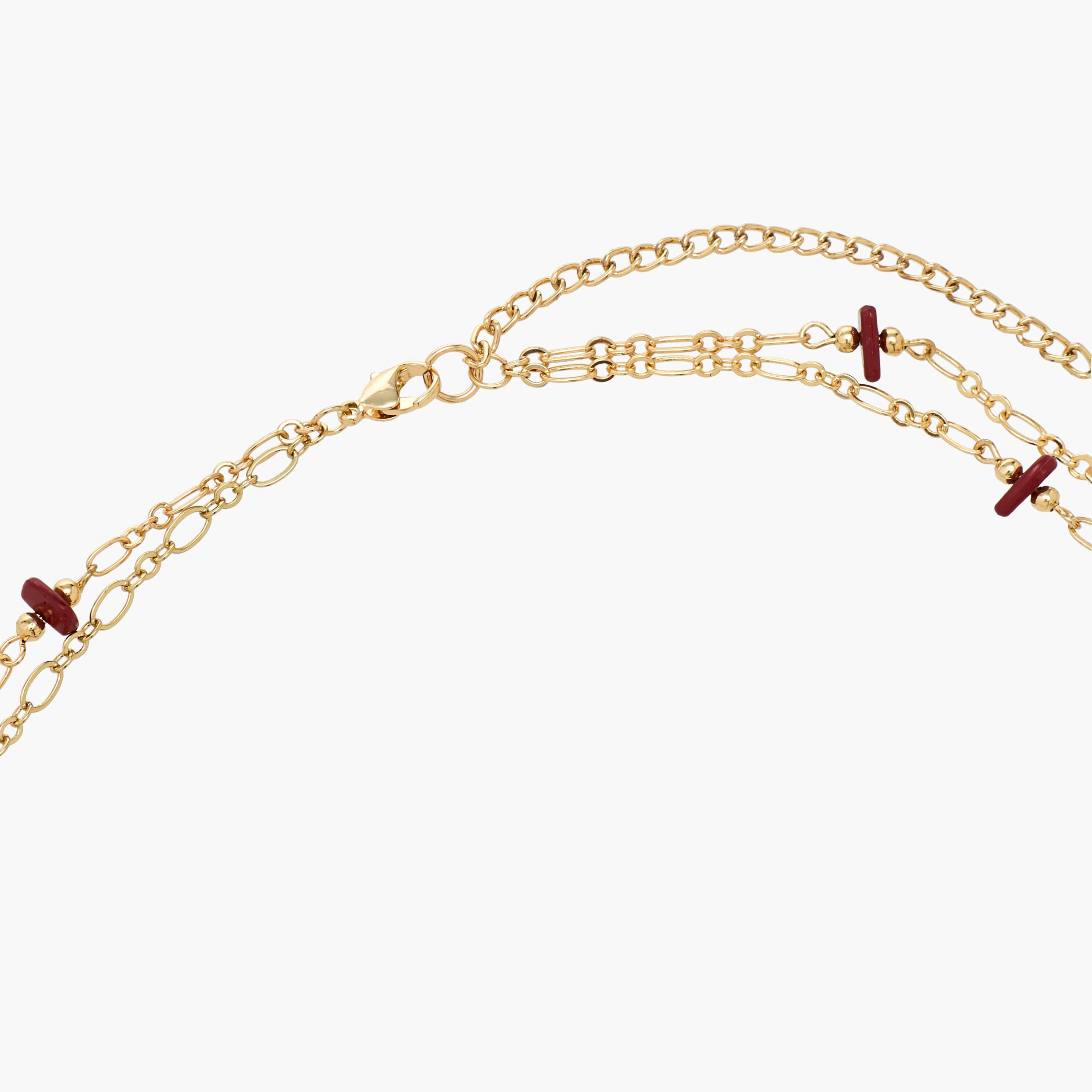 عقد سادة بدلاية ومشبك إغلاق-women-watchesandjewellery-jewellery-necklacesandpendants-image-3