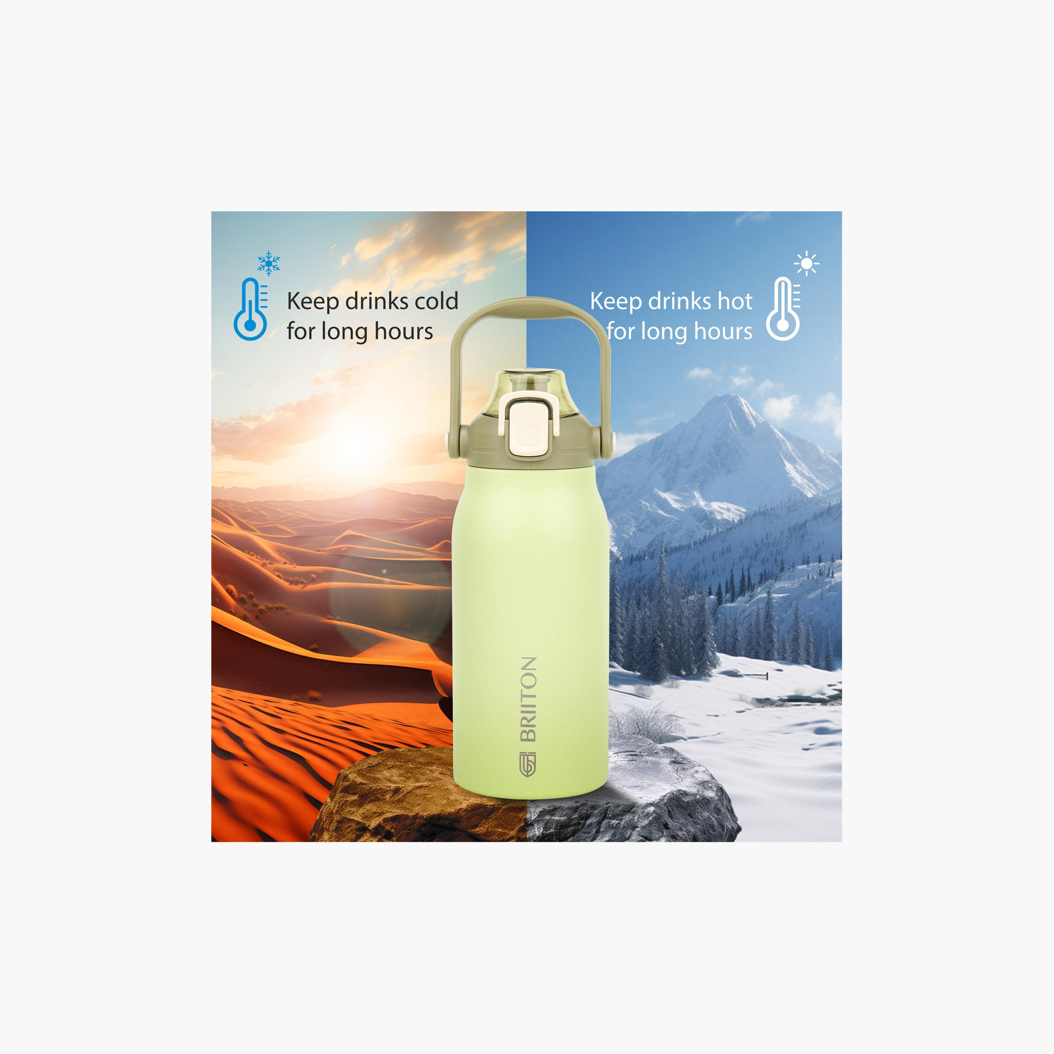 قارورة مياة ستانليس ستيل من بريتون - 1.3 لتر-school-waterbottles-image-15