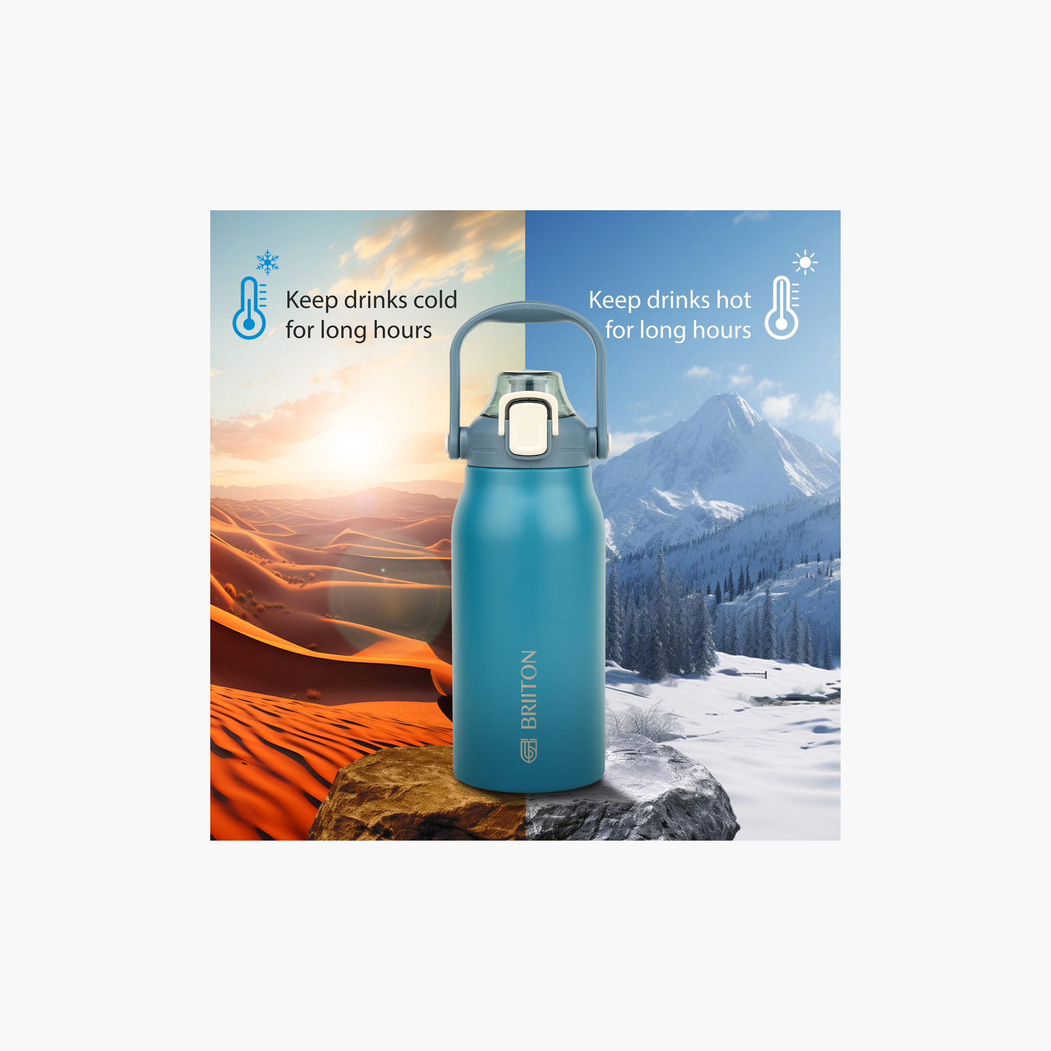 قارورة مياة ستانليس ستيل من بريتون - 1.3 لتر-school-waterbottles-image-9