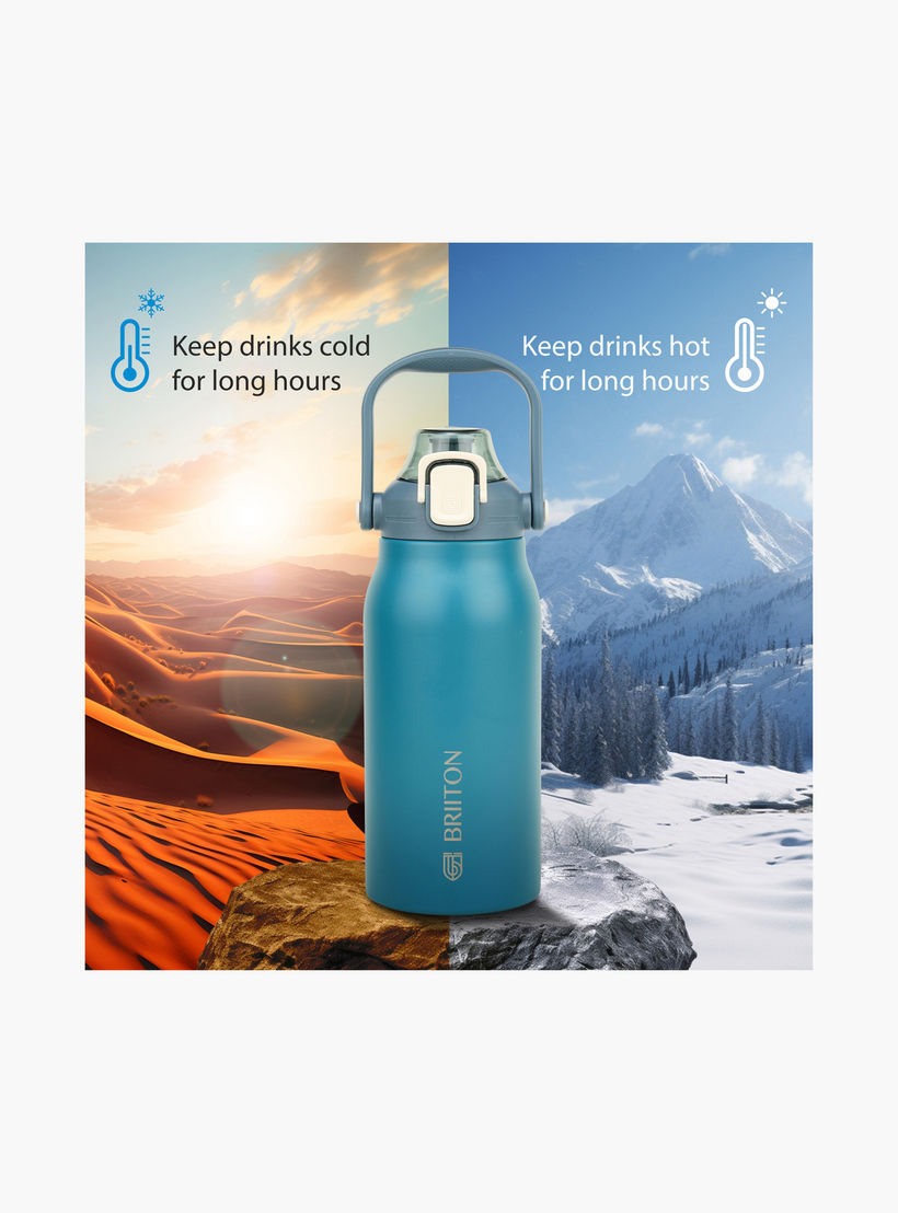 Briiton Stainless Steel Water Bottle - 1.3 L-school-waterbottles-image-3