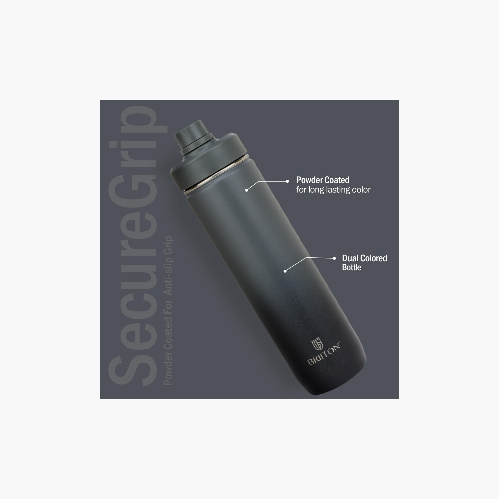 Briiton Ombre Stainless Steel Insulated Water Bottle - 750 ml-school-waterbottles-image-15