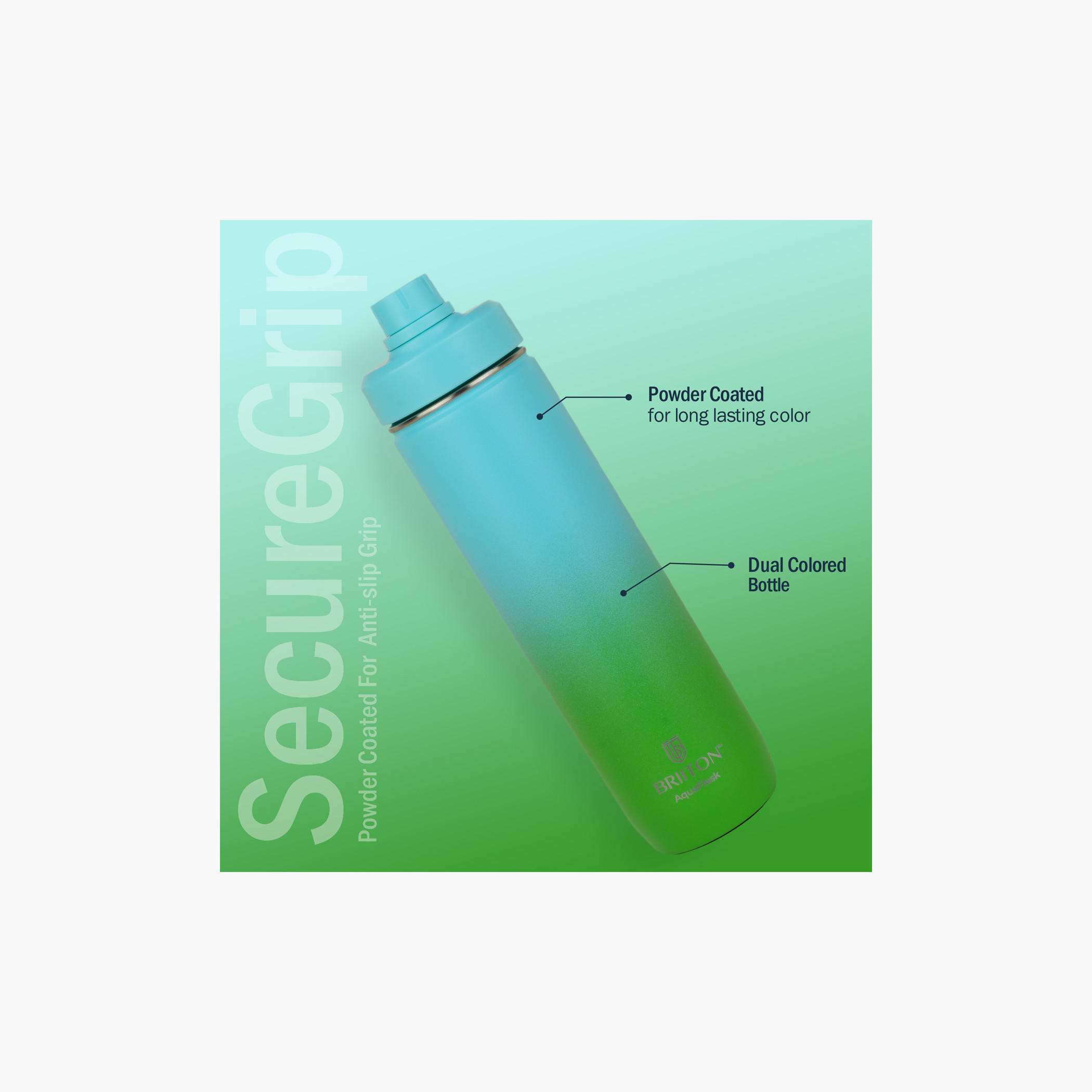 Briiton Ombre Stainless Steel Insulated Water Bottle - 750 ml-school-waterbottles-image-21