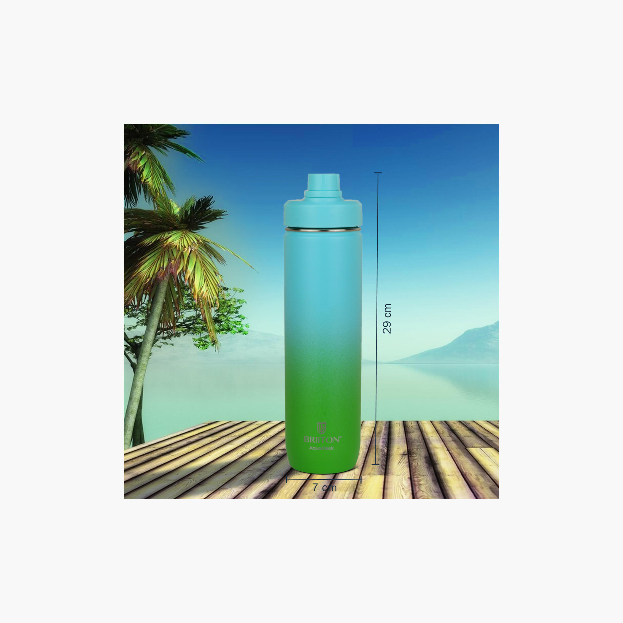 Briiton Ombre Stainless Steel Insulated Water Bottle - 750 ml-school-waterbottles-image-5