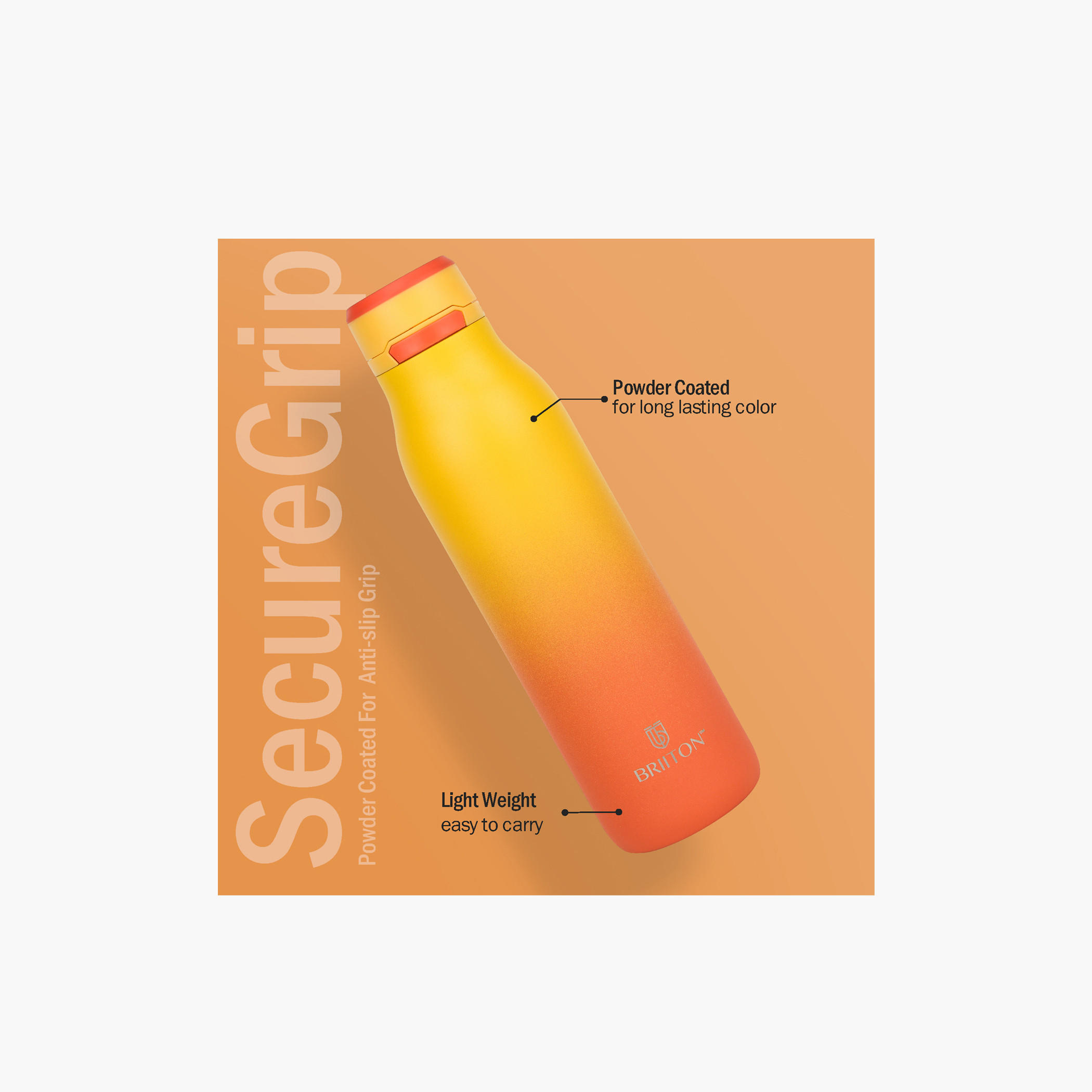 قارورة مياه ستانلس ستيل عازلة للحرارة بلون متدرج من بريتون - 750 مل-school-waterbottles-image-9