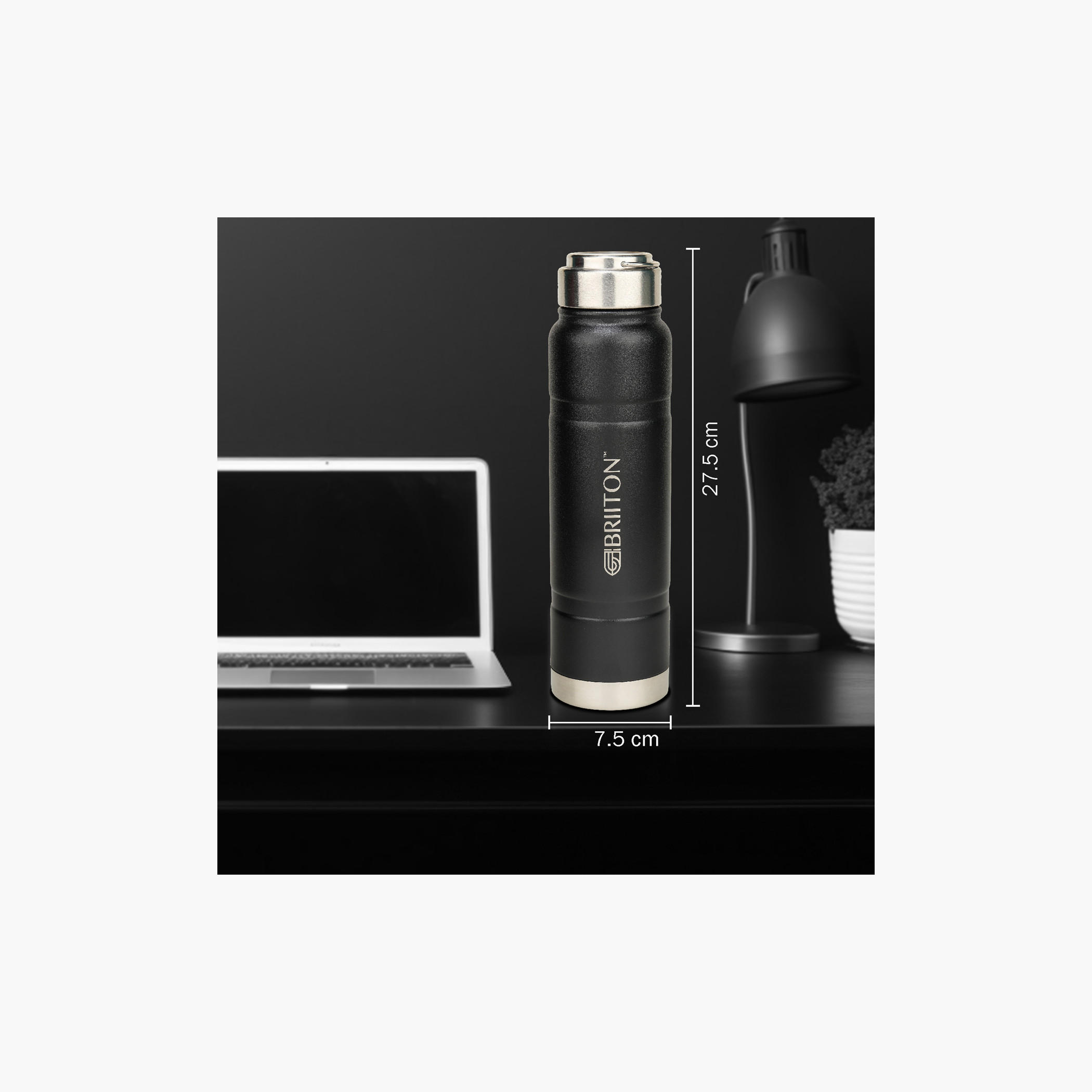 Briiton Stainless Steel Insulated Water Bottle - 750 ml-school-waterbottles-image-5