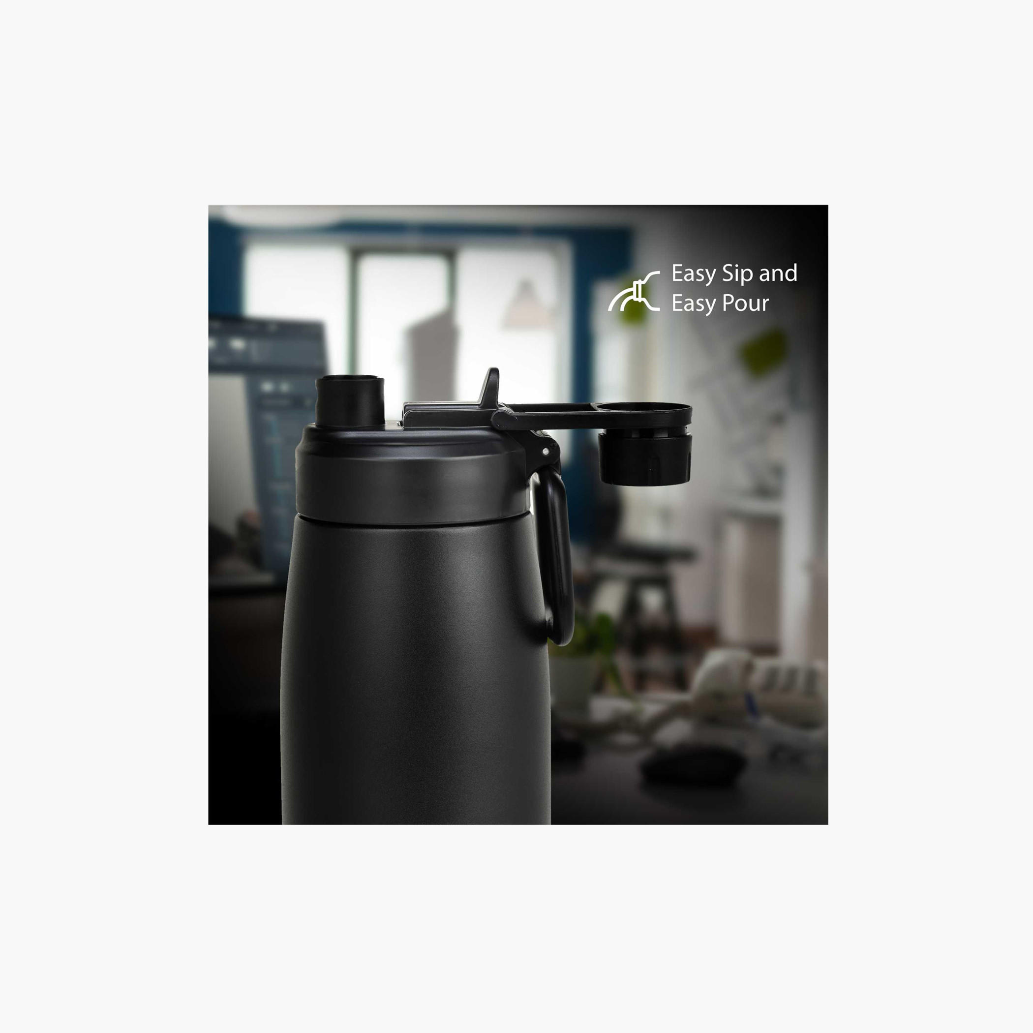 قارورة مياه عازلة للحرارة ستانليس ستيل من بريتون - 1 لتر-school-waterbottles-image-39