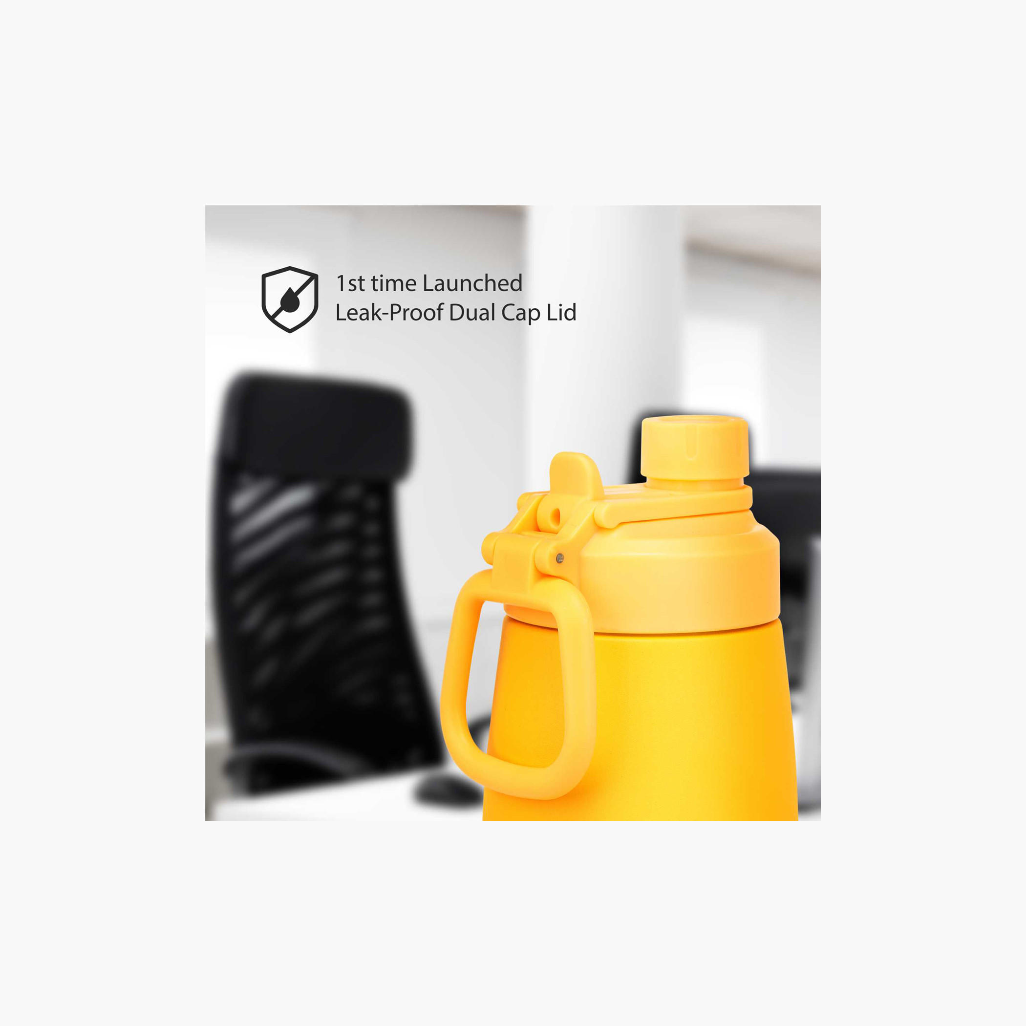 قارورة ستانليس ستيل عازلة للحرارة من بريتون - 1 لتر-school-waterbottles-image-5