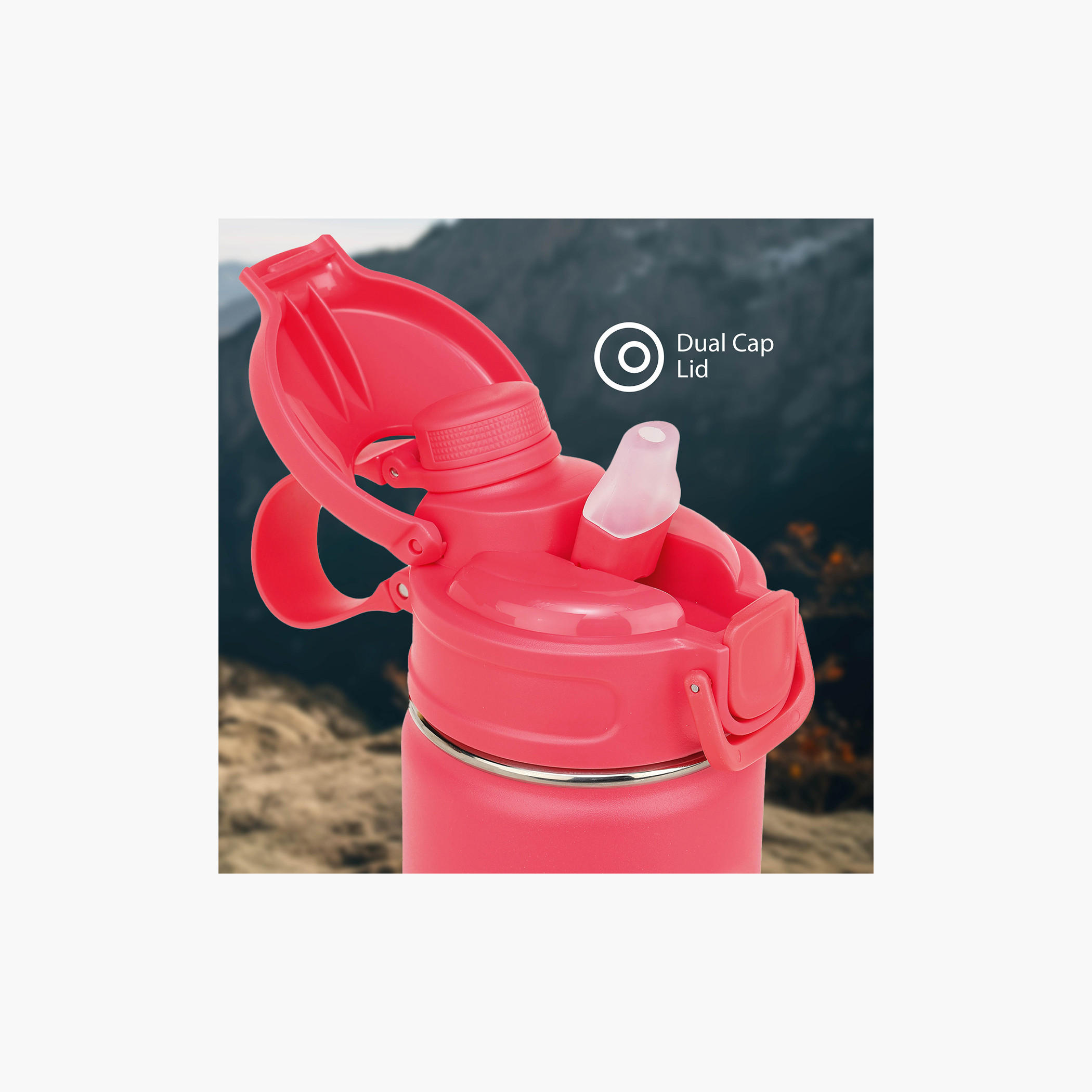 قارورة مياه عازلة للحرارة ستانليس ستيل من بريتون - 1 لتر-school-waterbottles-image-32
